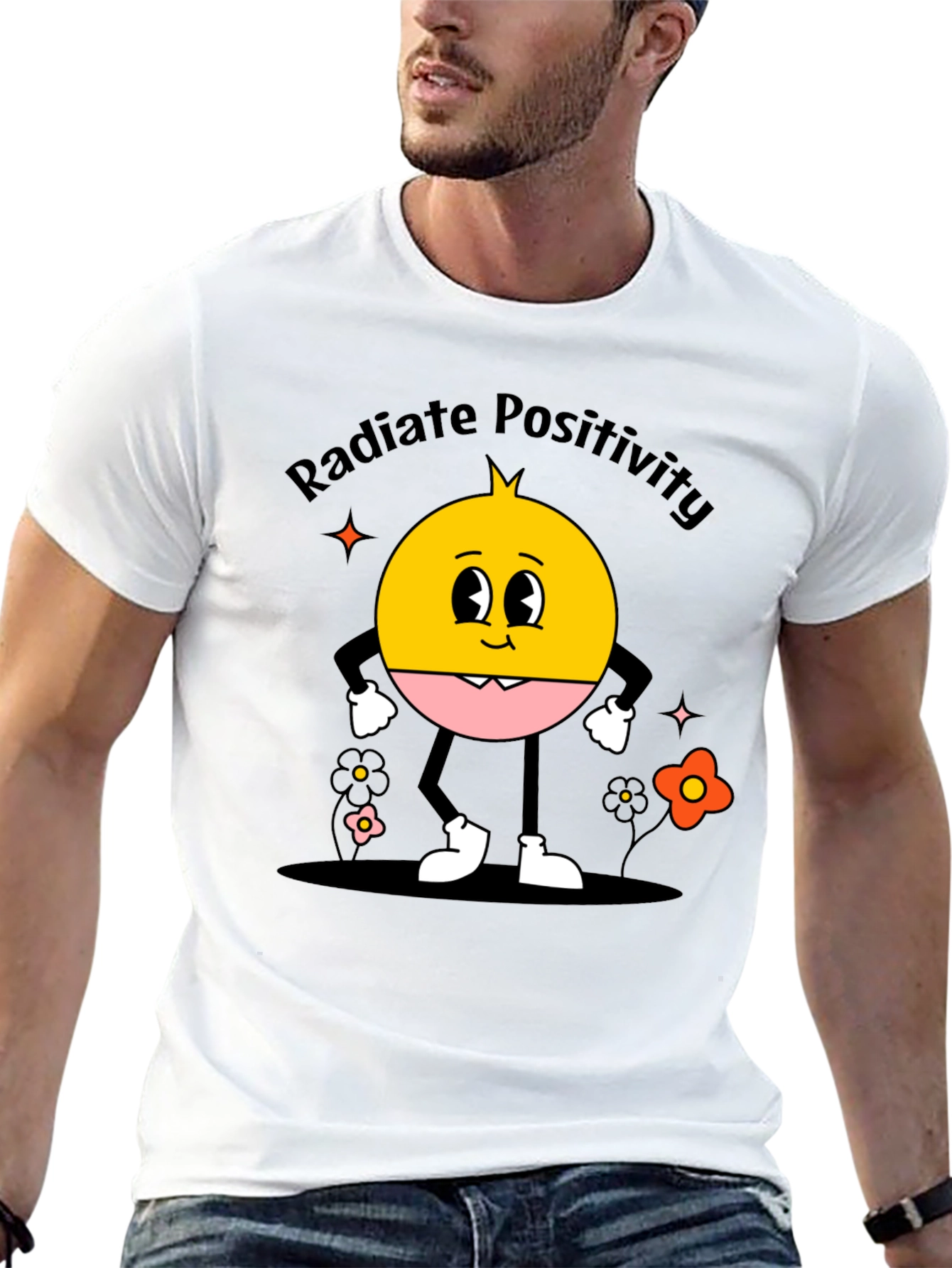 Radiate Positivity Graphic T-Shirt