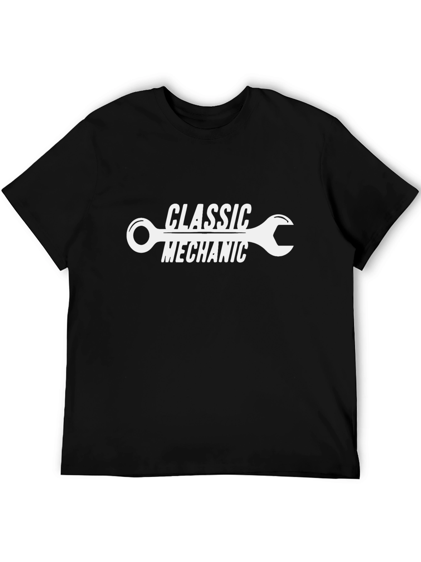 Classic Mechanic T-Shirt - Black Cotton Tee