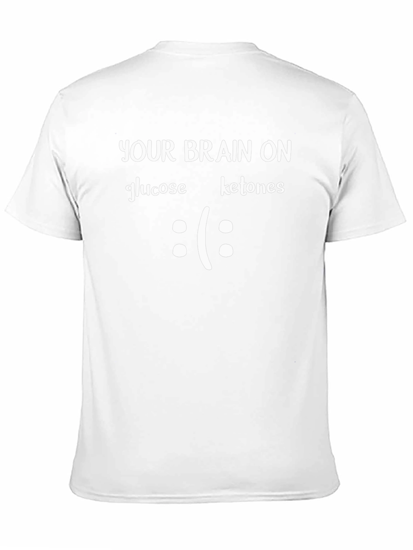 Your Brain On Glucose Ketones Funny T-Shirt