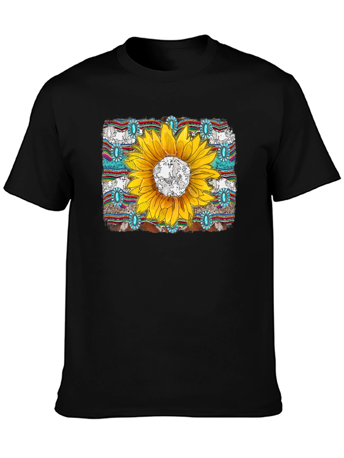 Sunflower Graphic Tee - Western Style