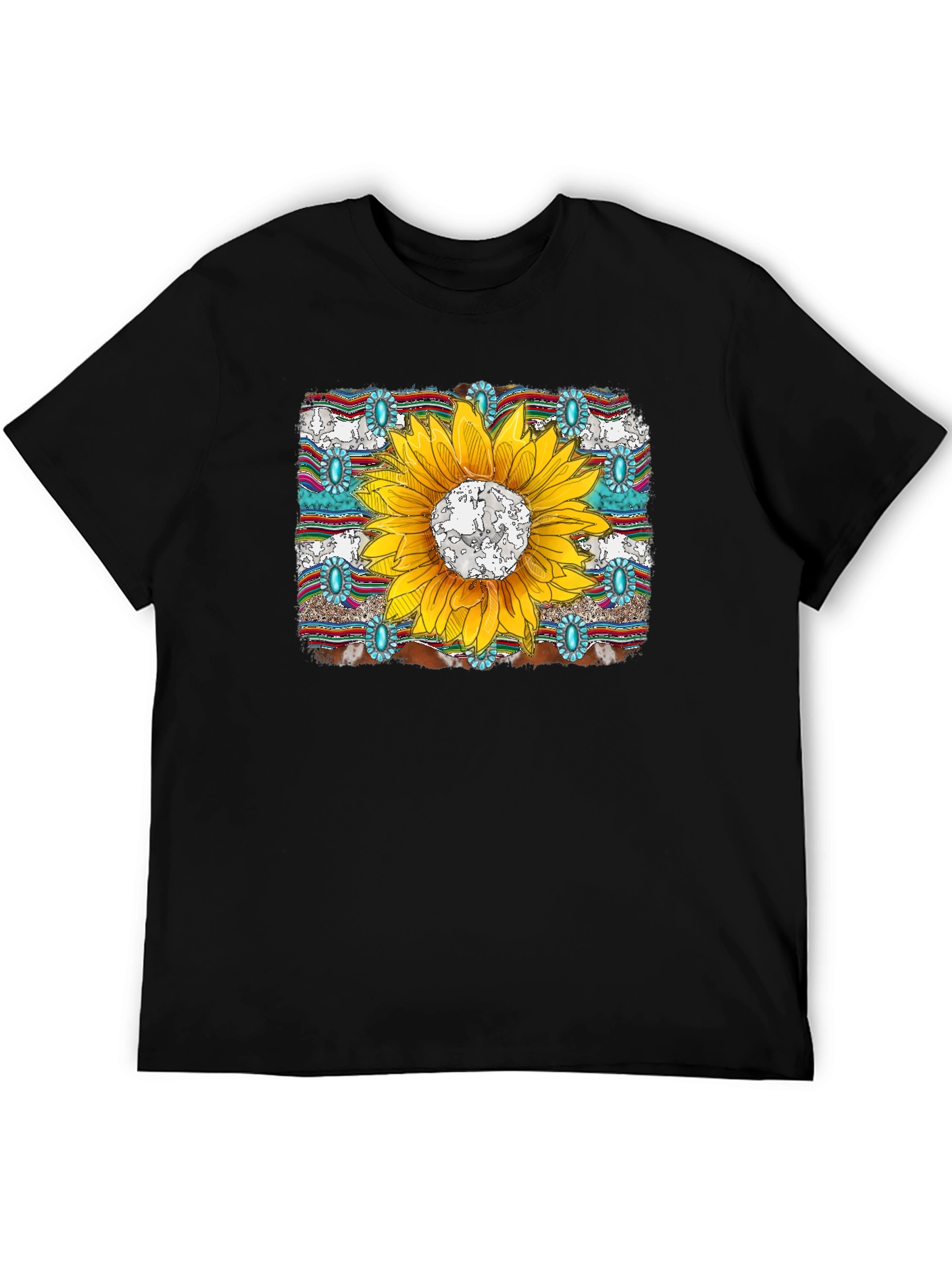 Sunflower Graphic Tee - Western Style