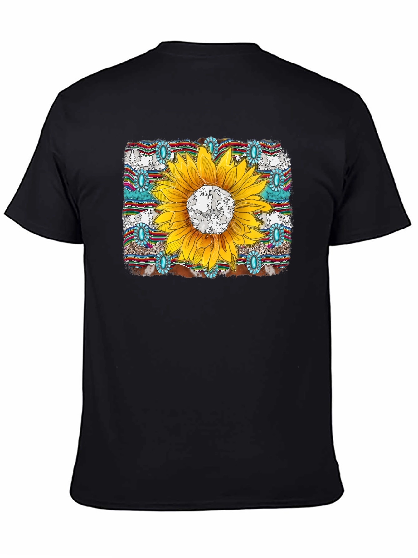 Sunflower Graphic Tee - Western Style