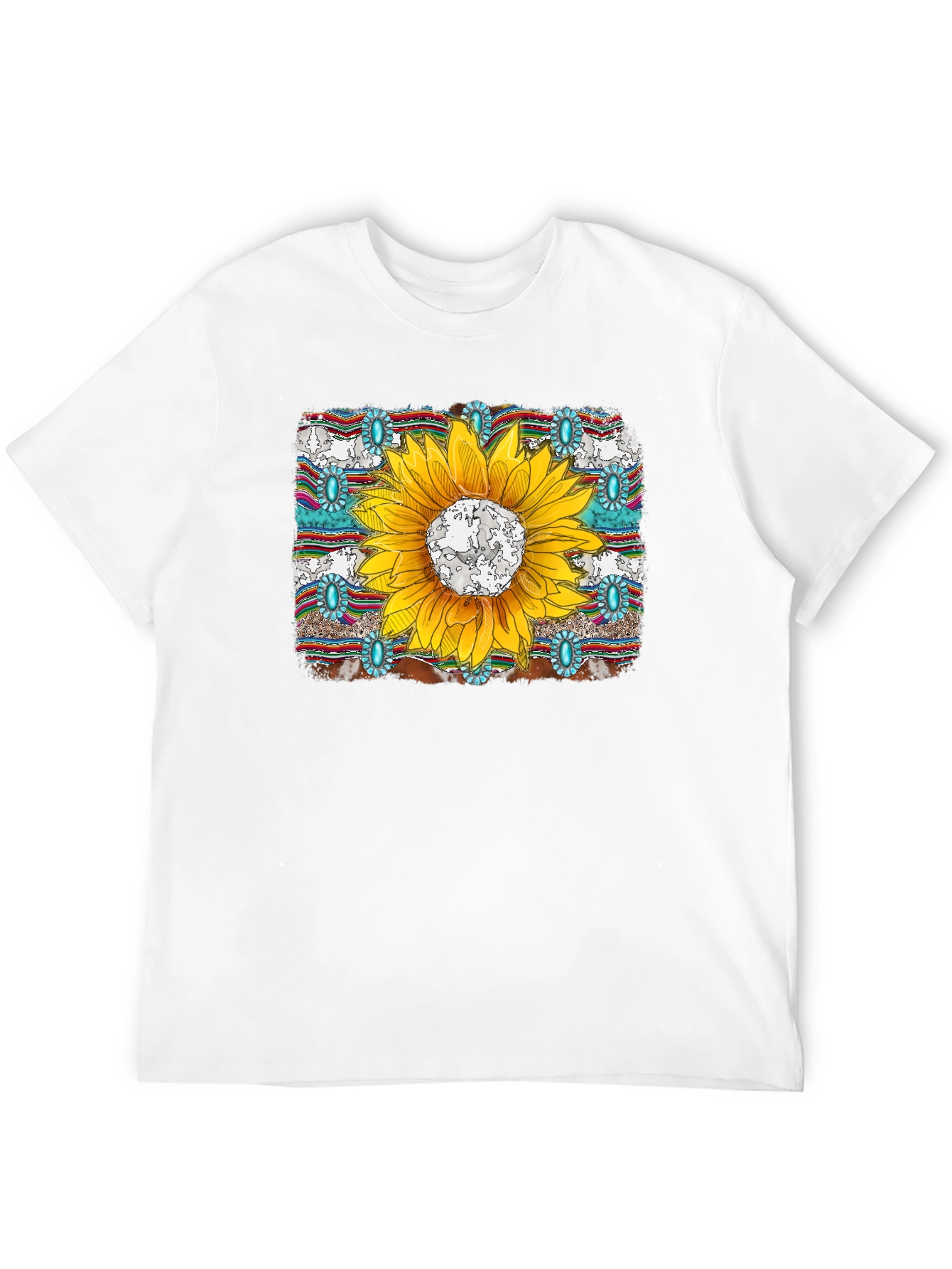 Sunflower Graphic Tee - Western Style
