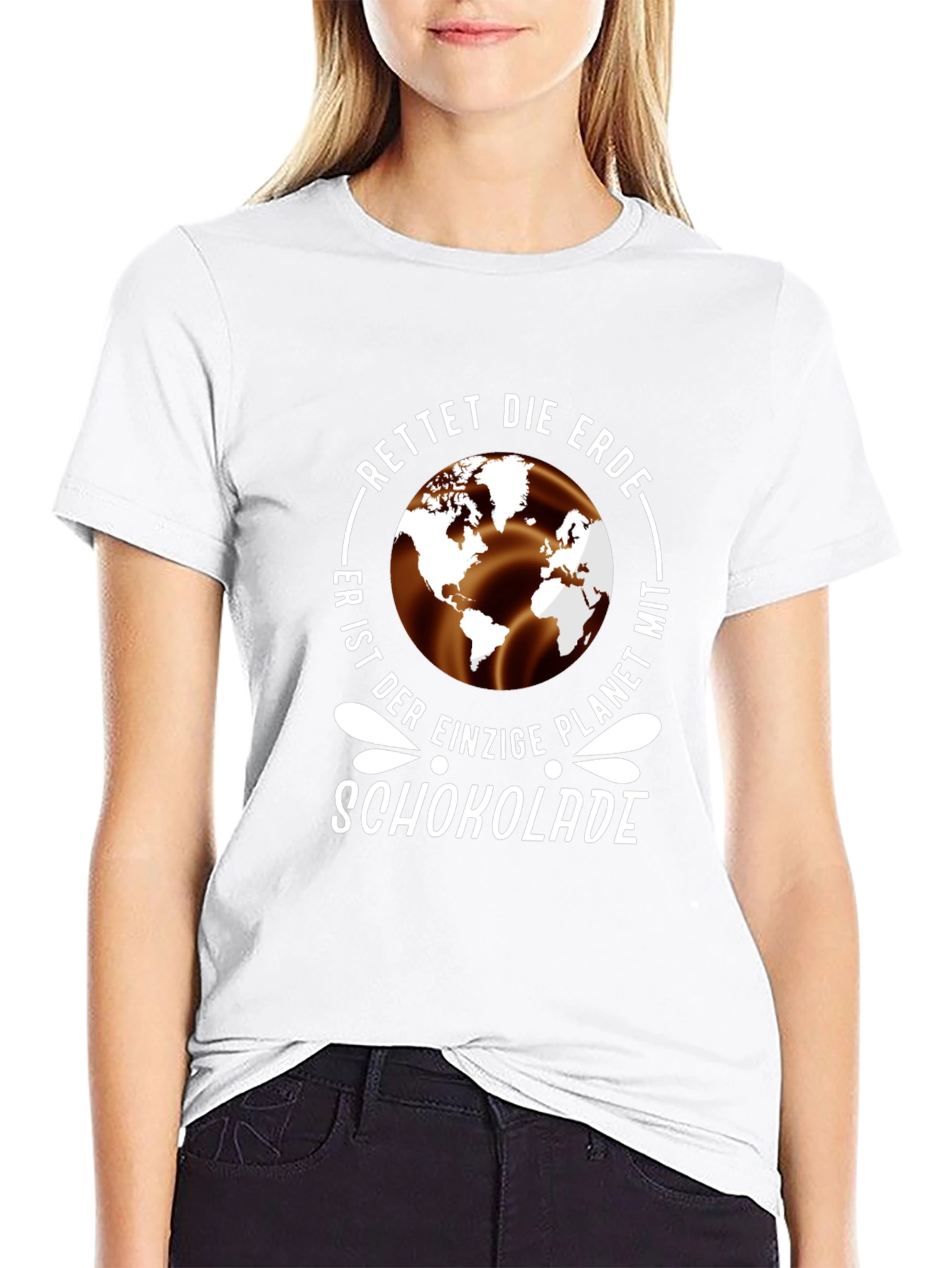 Save the Earth Chocolate Planet T-Shirt