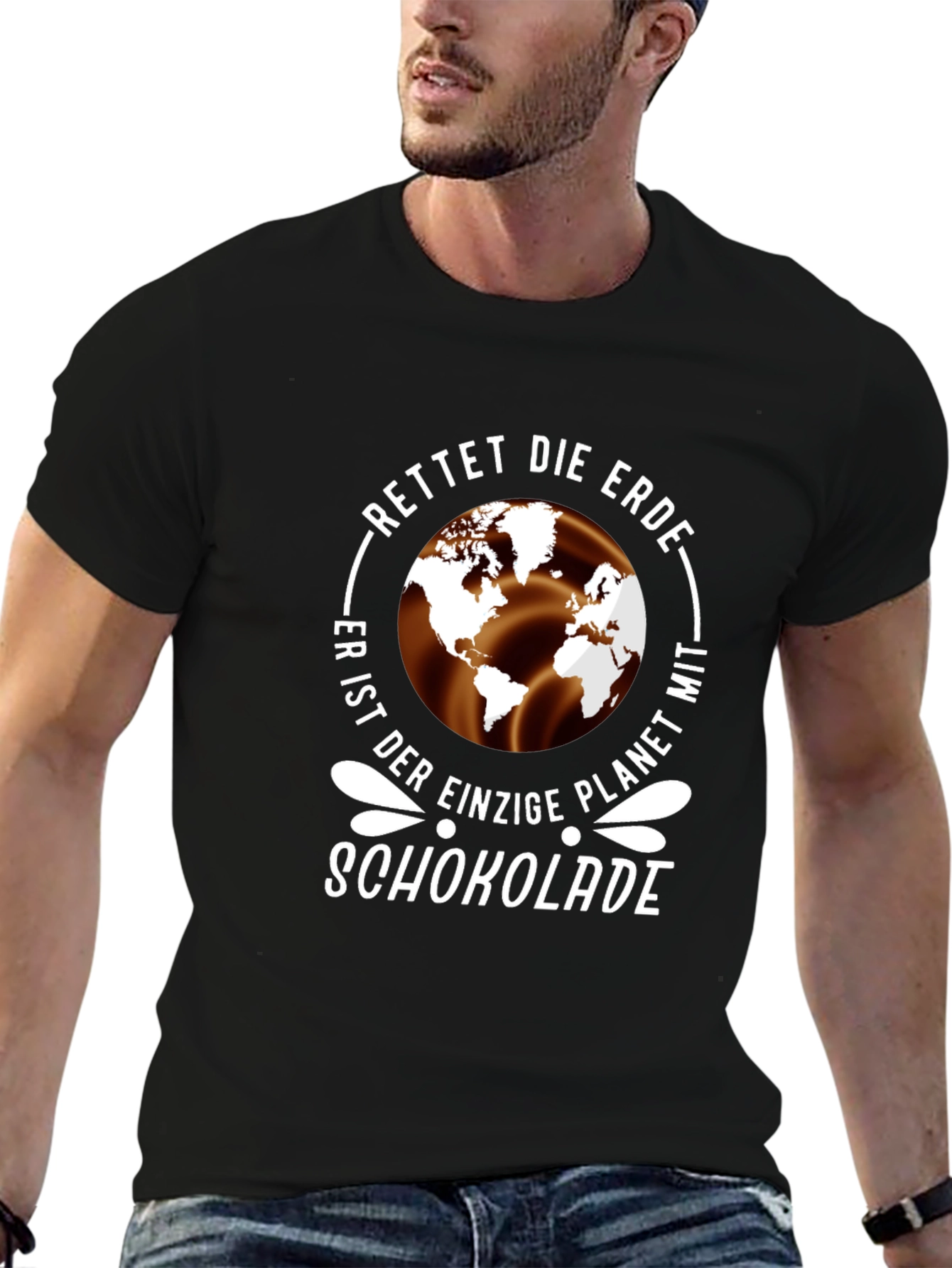 Save the Earth Chocolate Planet T-Shirt