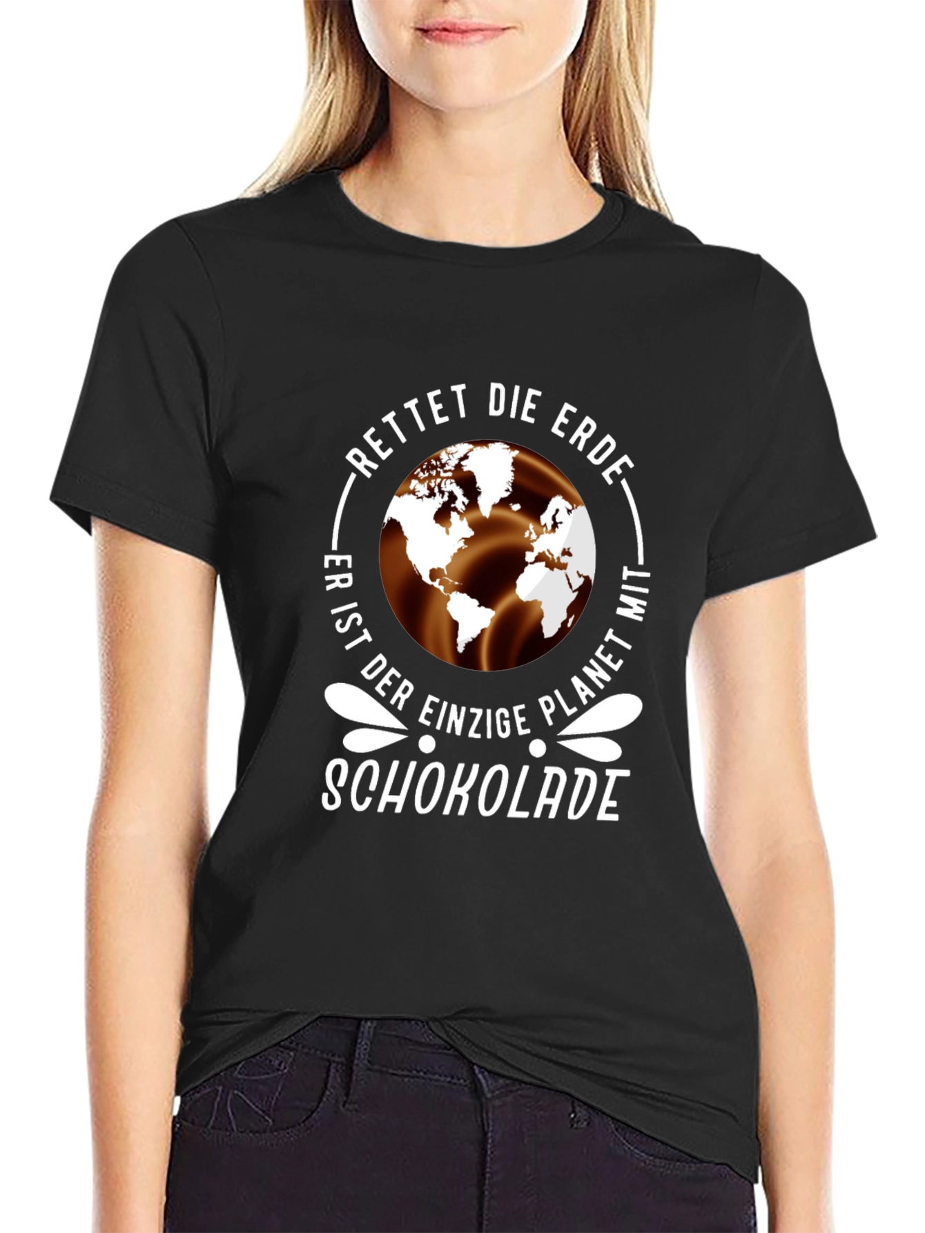 Save the Earth Chocolate Planet T-Shirt
