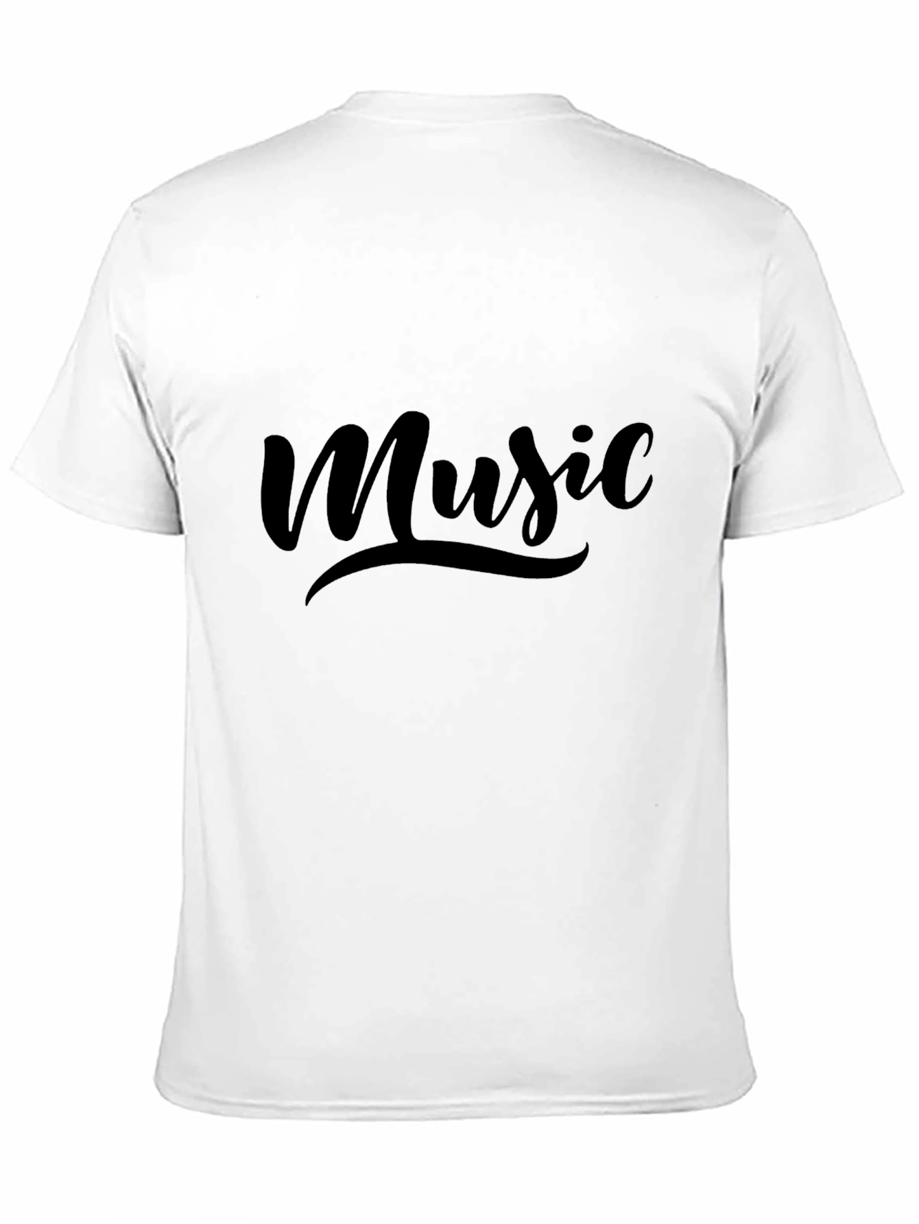 Music Graphic Tee - Stylish Black T-Shirt
