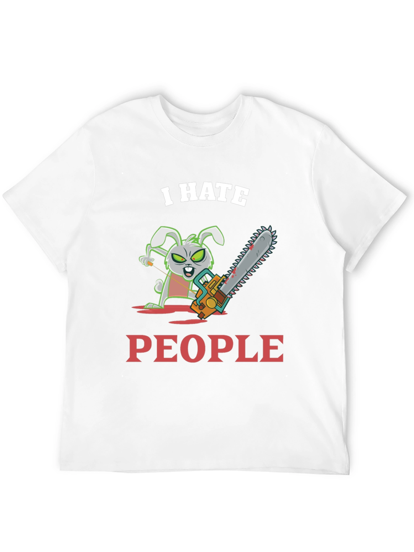 I Hate People Bunny T-Shirt