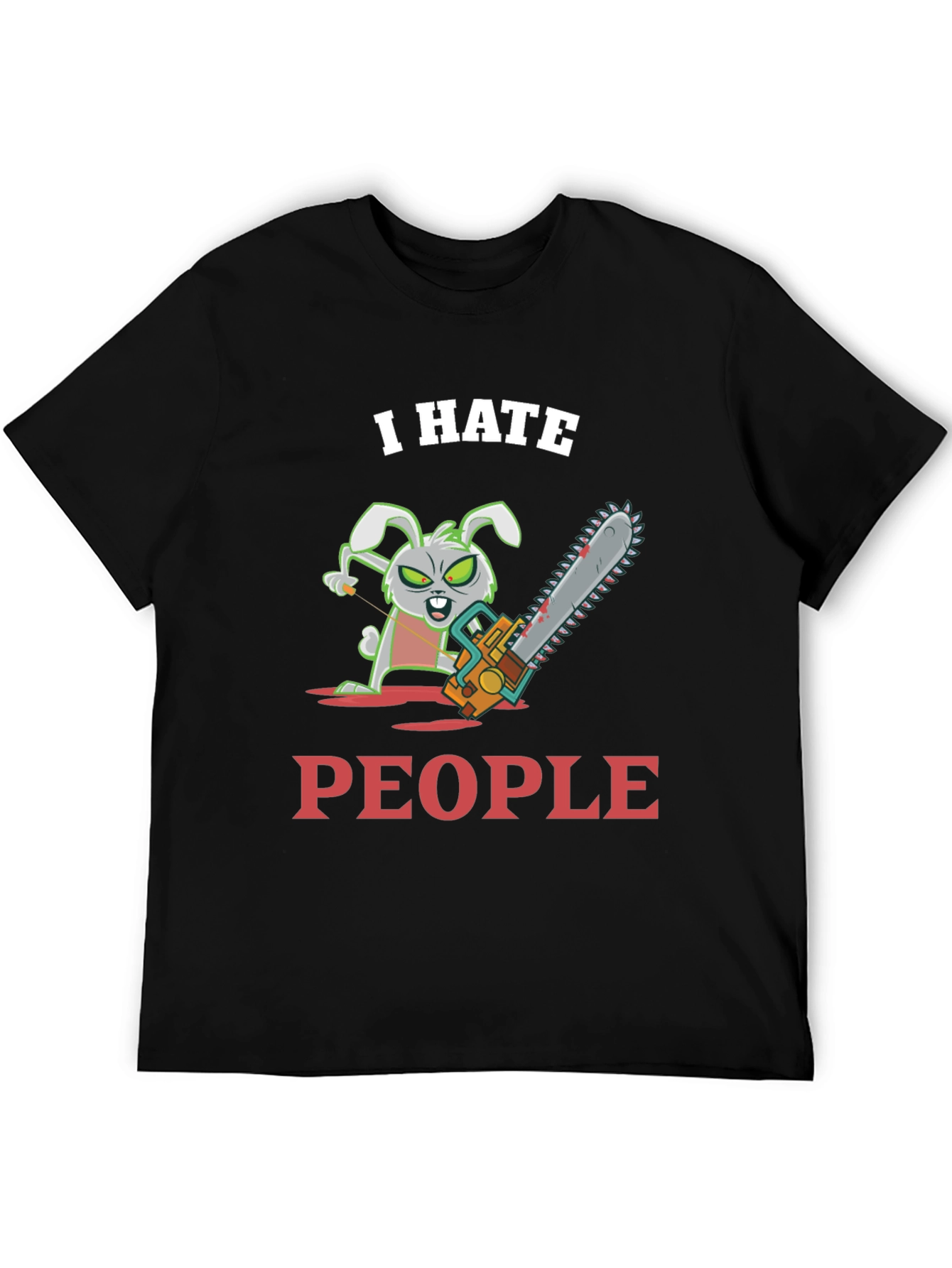 I Hate People Bunny T-Shirt