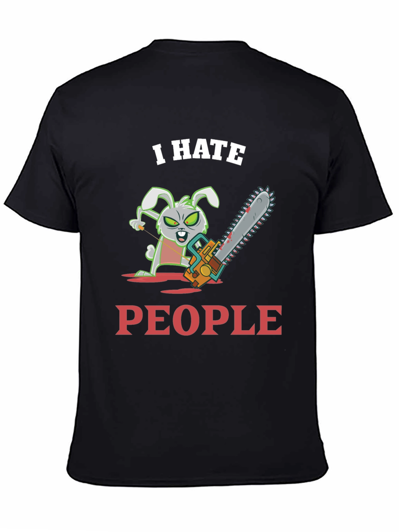 I Hate People Bunny T-Shirt