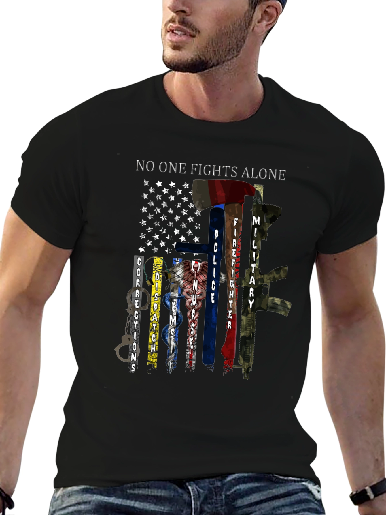 No One Fights Alone Support T-Shirt