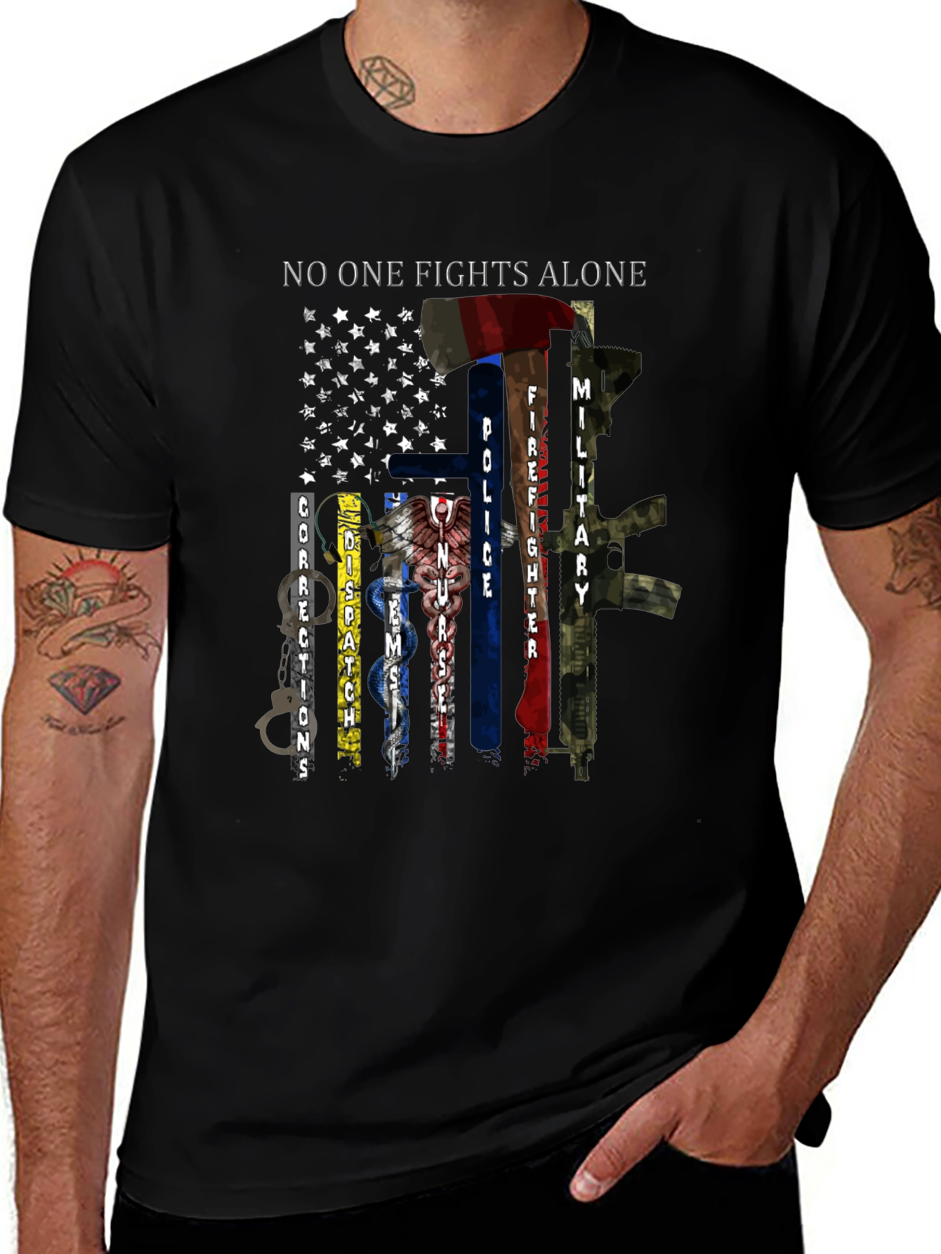 No One Fights Alone Support T-Shirt