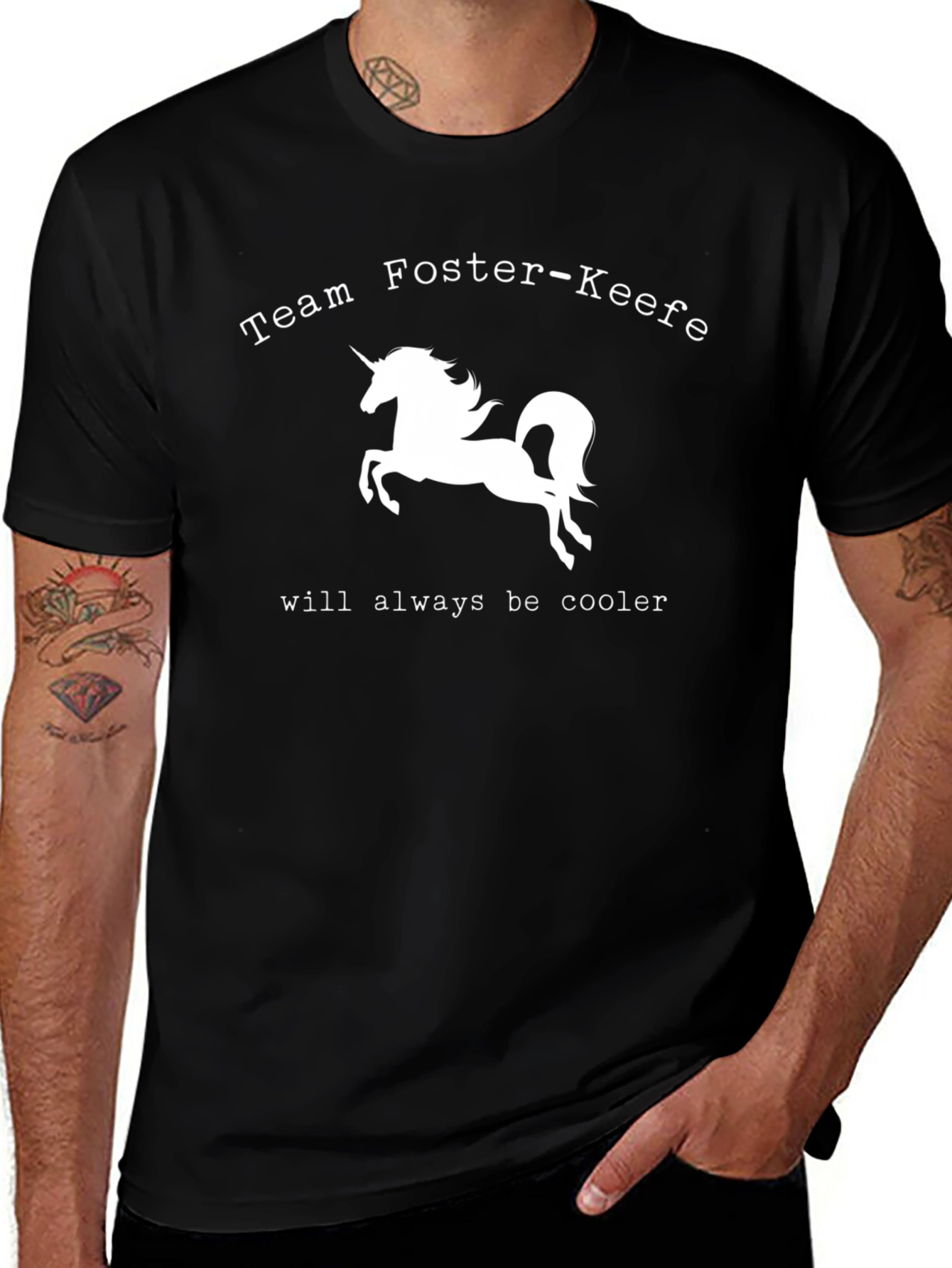 Team Foster-Keefe Unicorn Graphic T-Shirt