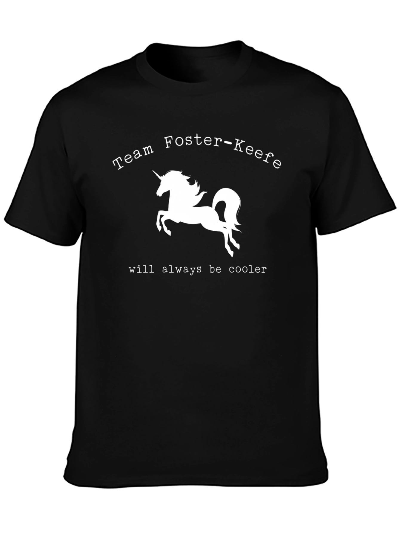 Team Foster-Keefe Unicorn Graphic T-Shirt