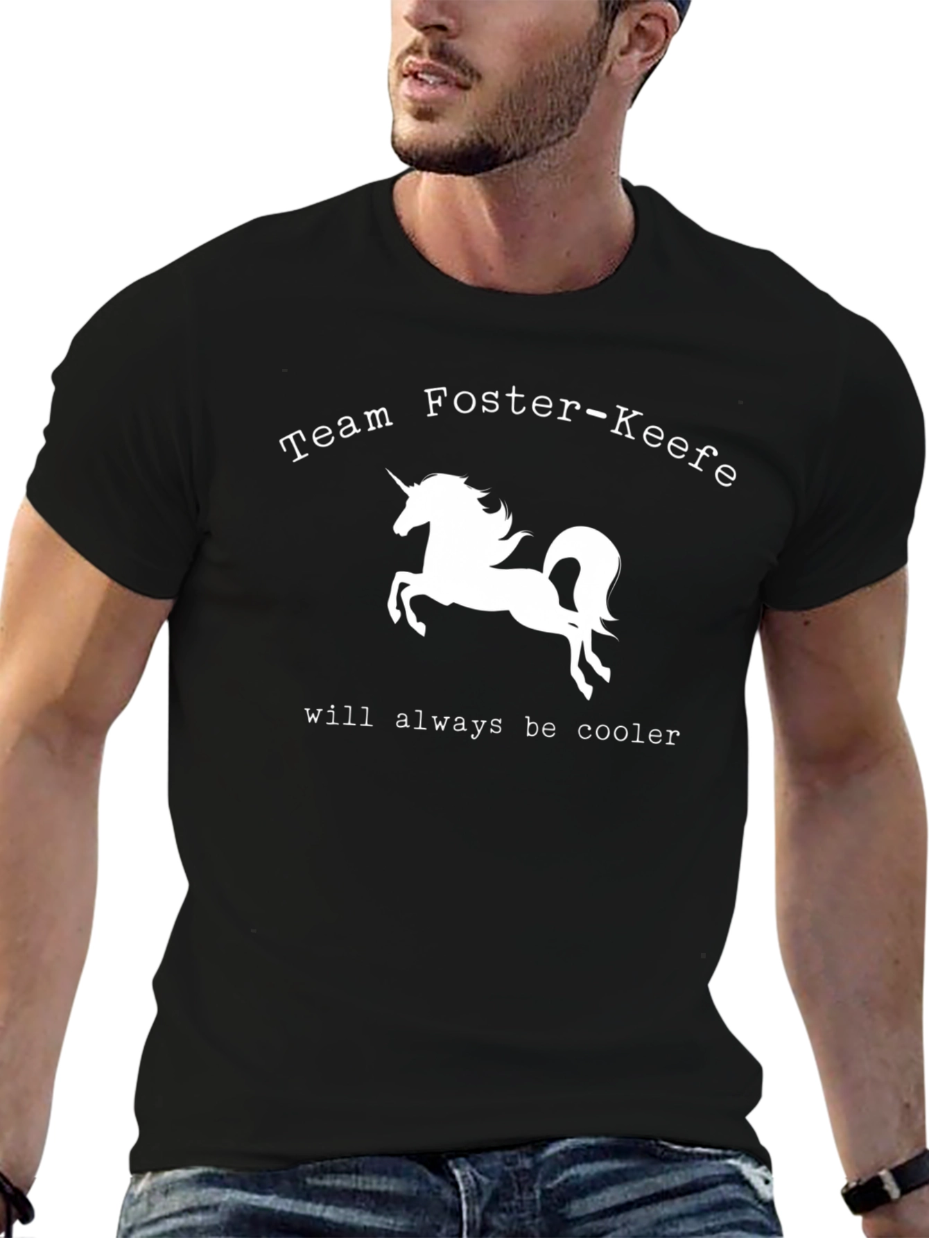 Team Foster-Keefe Unicorn Graphic T-Shirt
