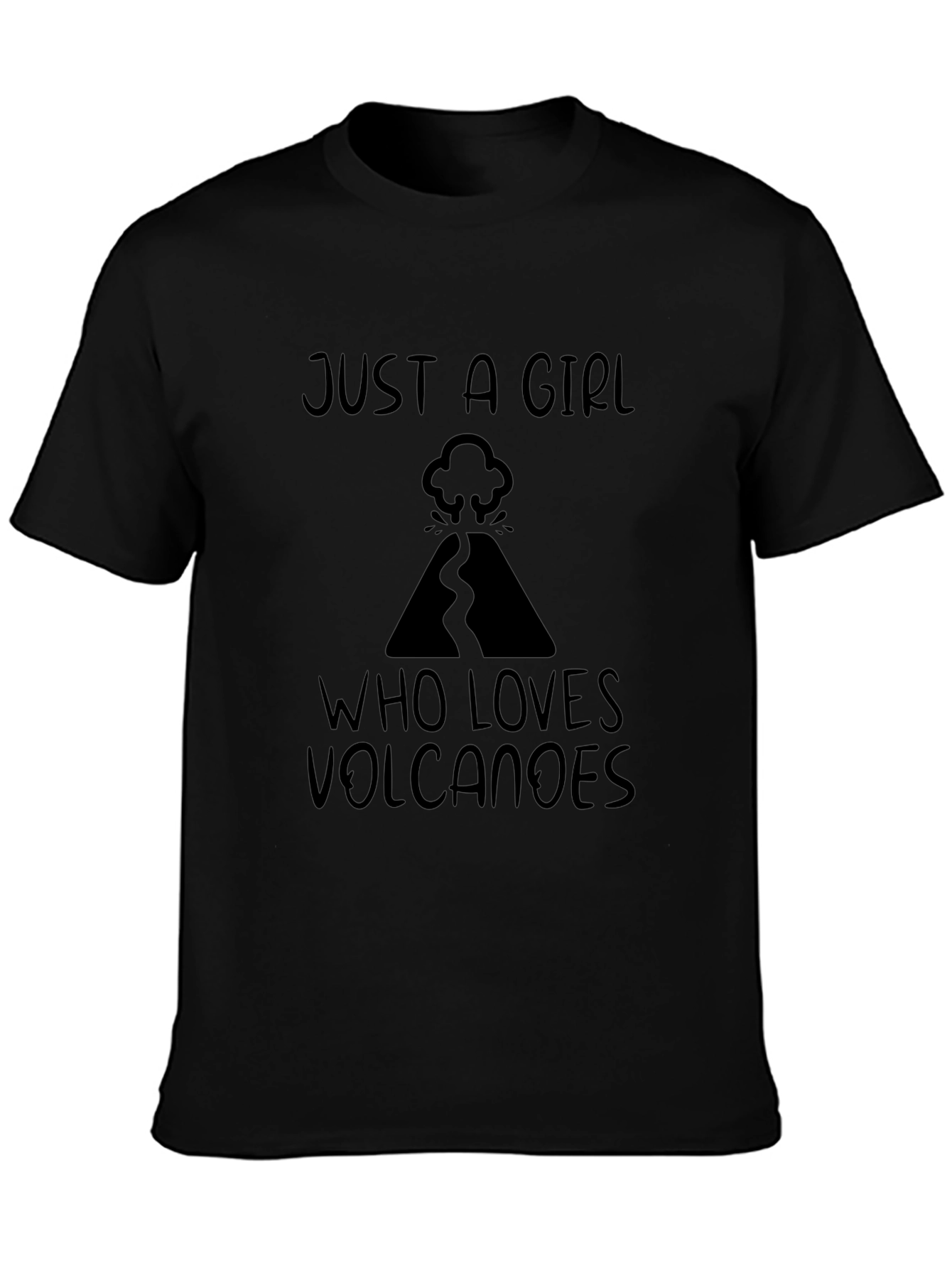 Volcano Lover Black T-Shirt