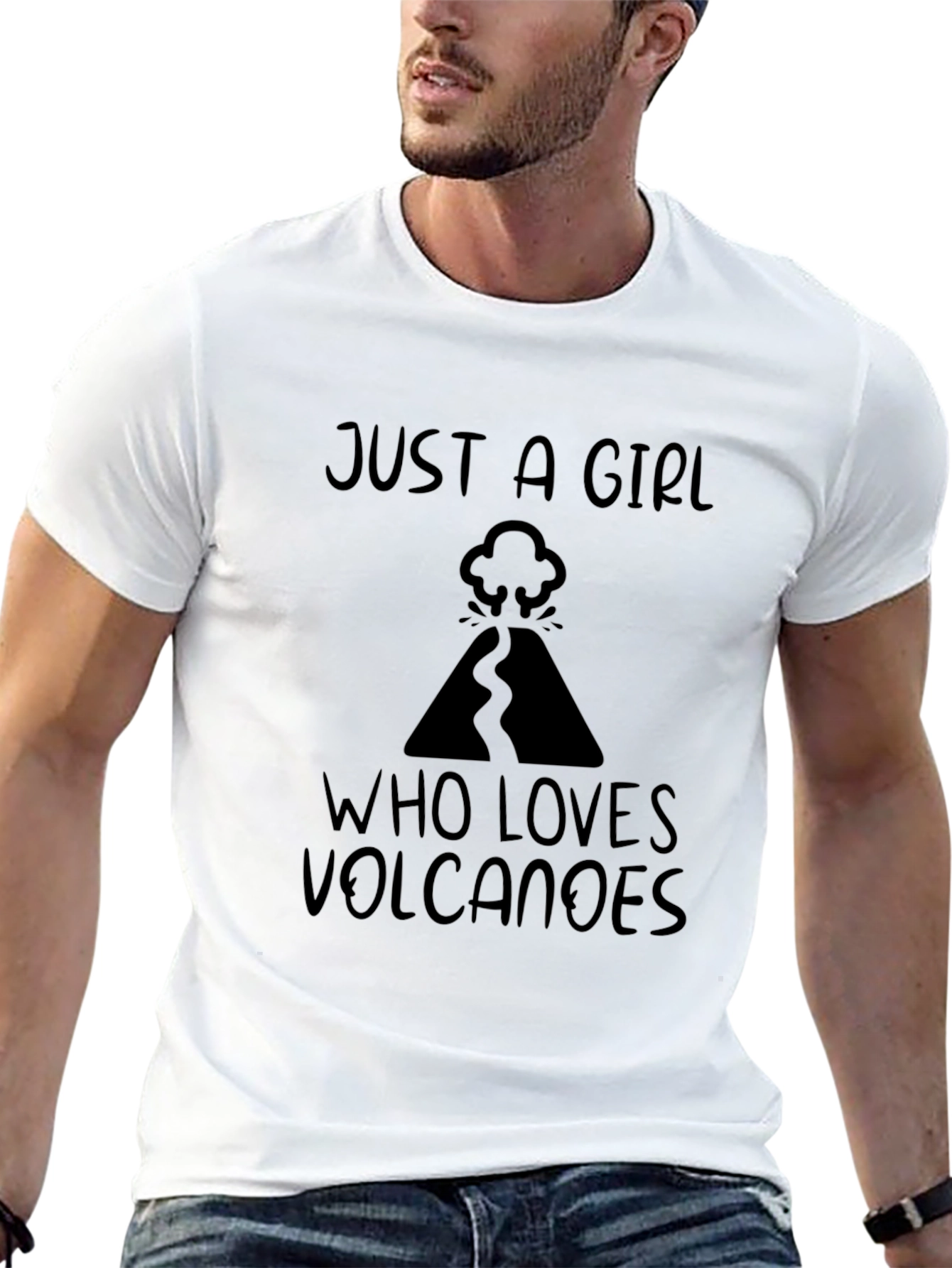 Volcano Lover Black T-Shirt