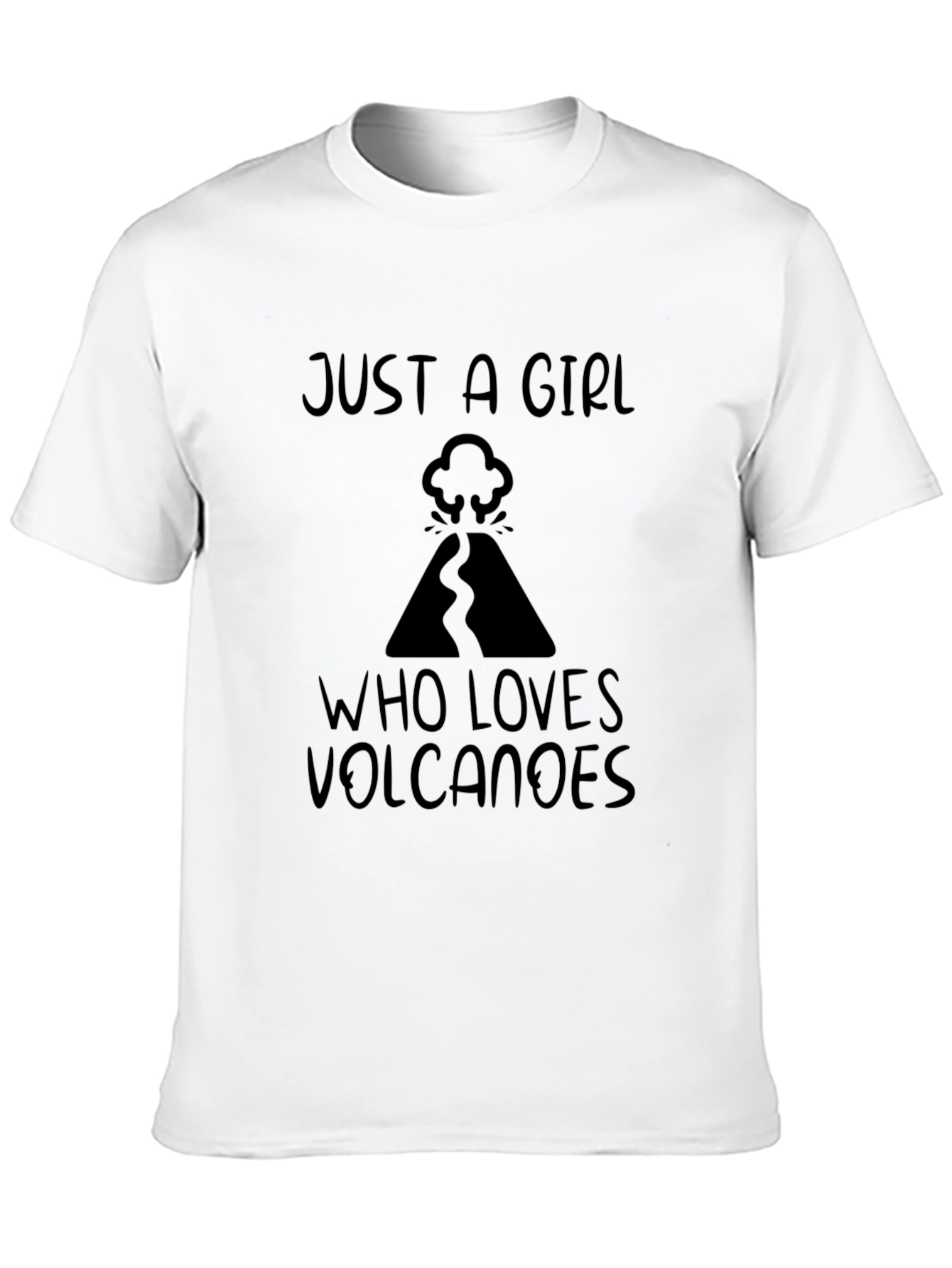 Volcano Lover Black T-Shirt