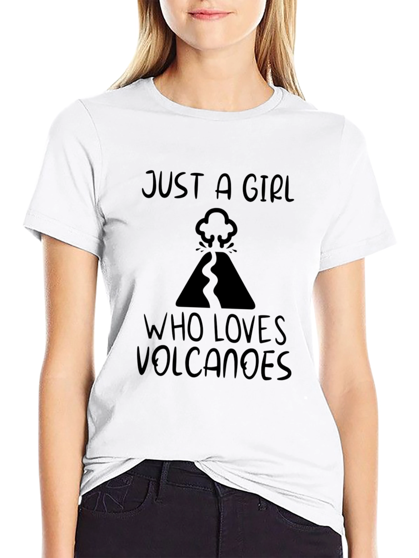 Volcano Lover Black T-Shirt