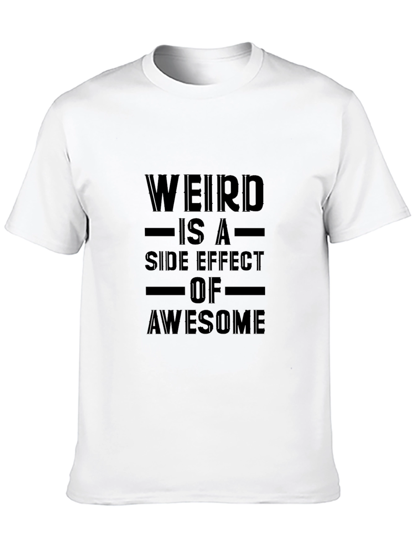 Weird is Awesome Black T-Shirt