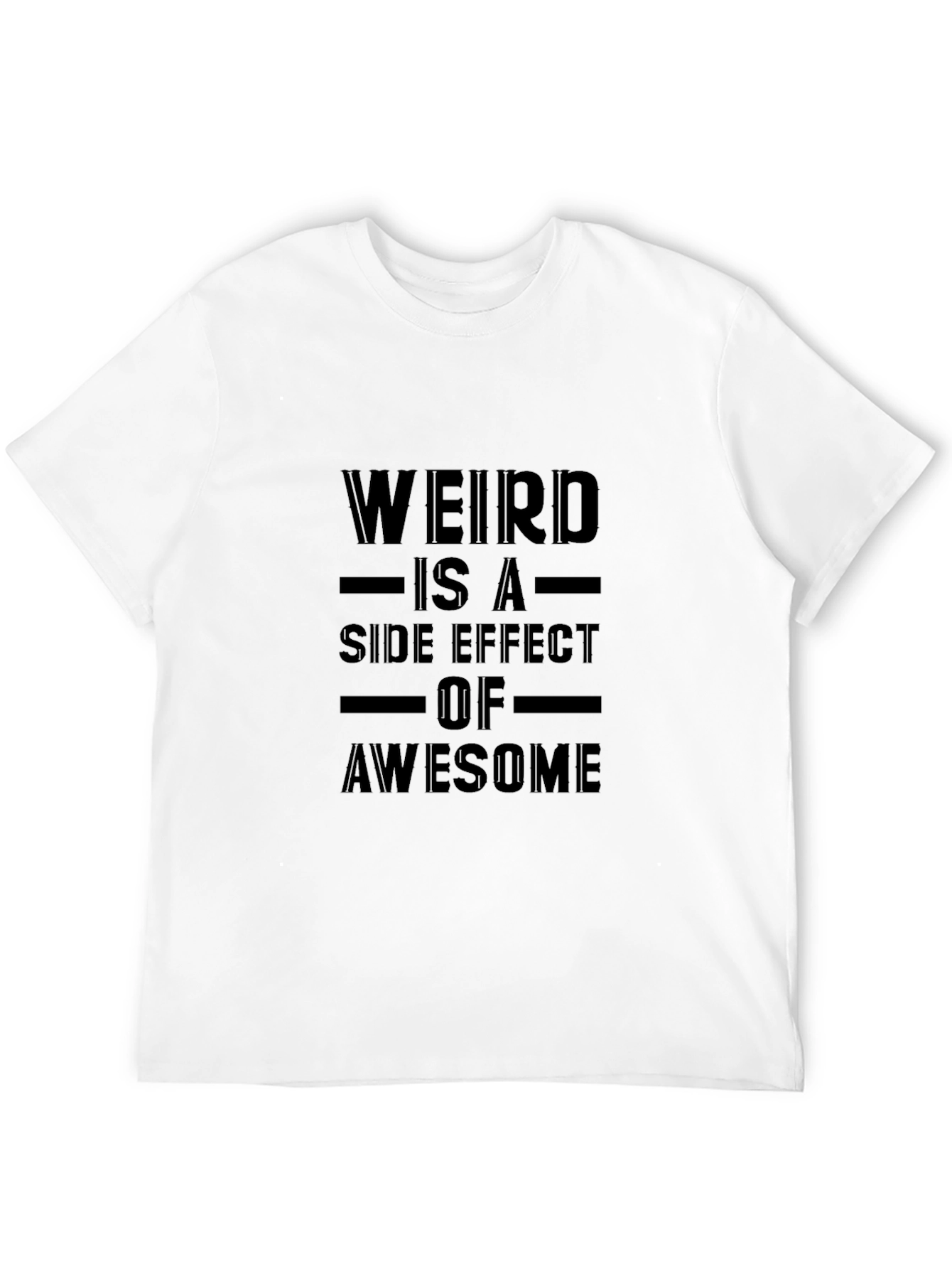 Weird is Awesome Black T-Shirt