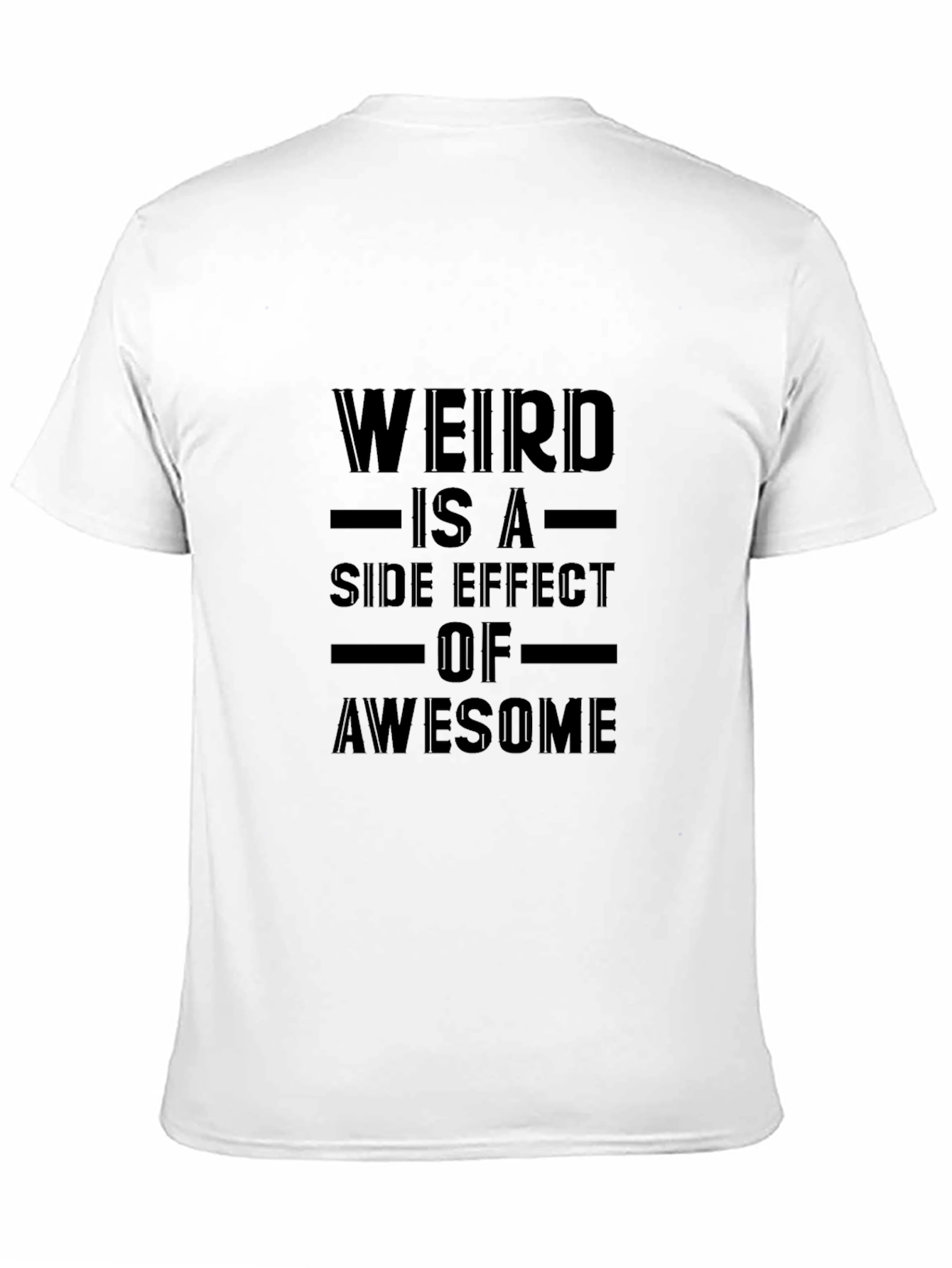 Weird is Awesome Black T-Shirt
