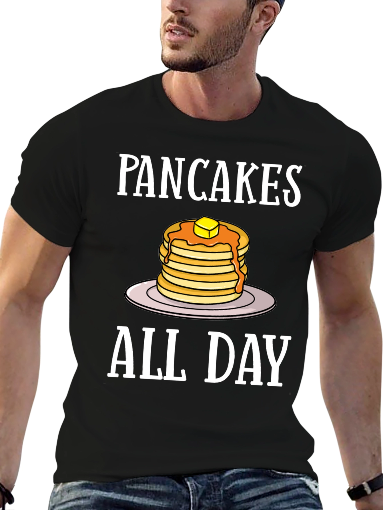 Pancakes All Day Graphic T-Shirt