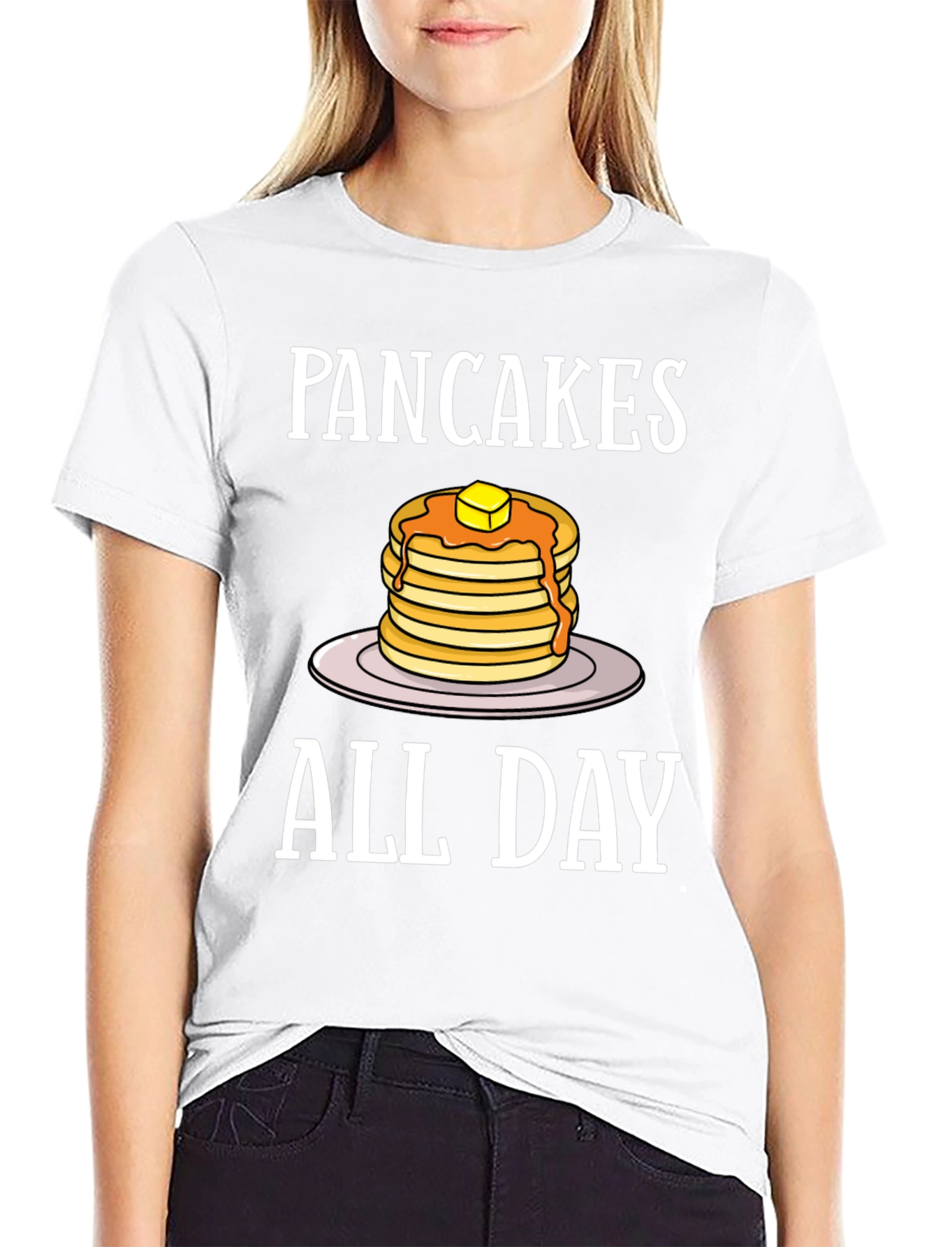 Pancakes All Day Graphic T-Shirt