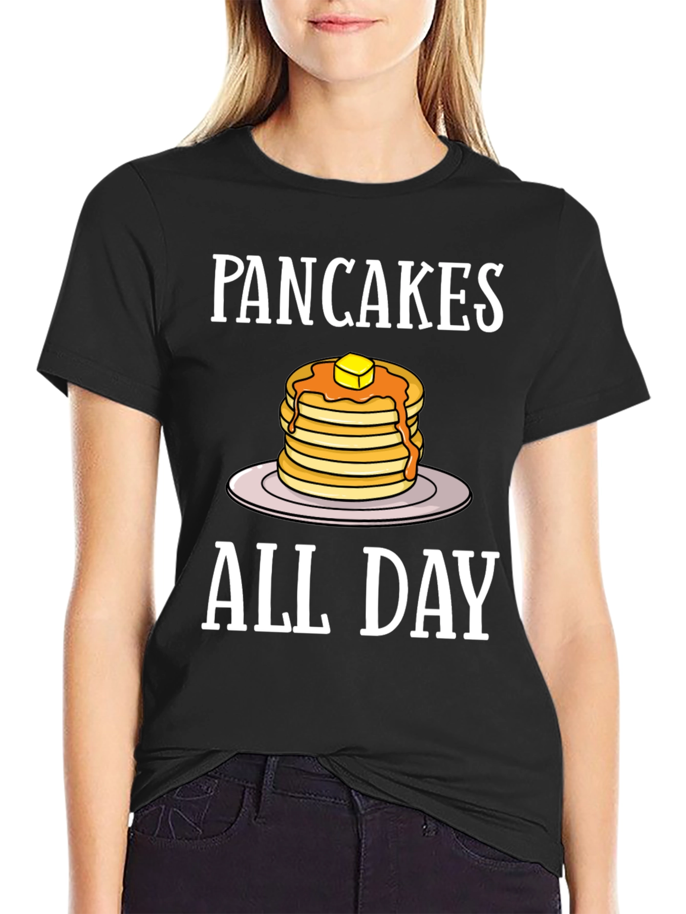 Pancakes All Day Graphic T-Shirt