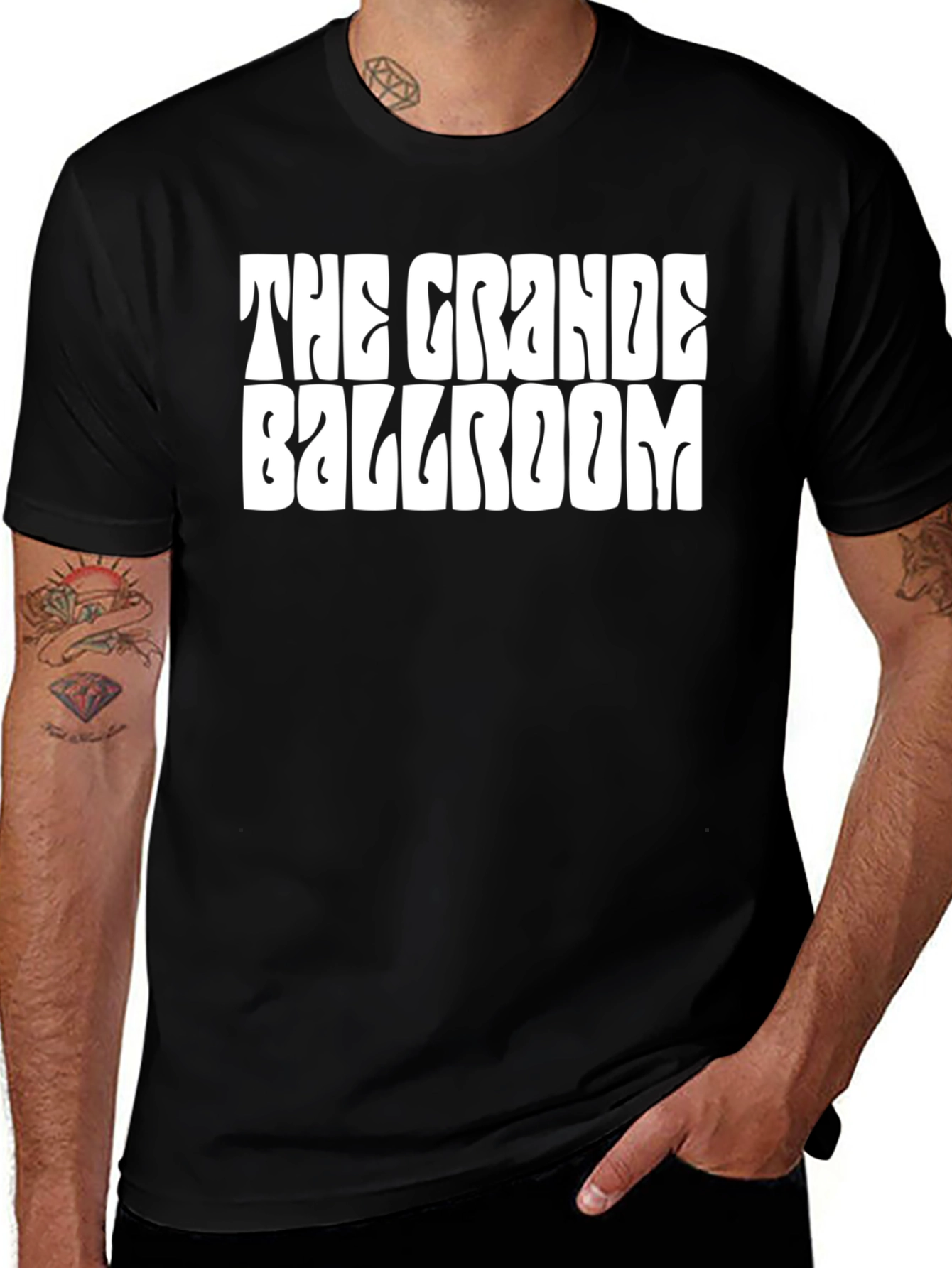 The Grande Ballroom T-Shirt - Retro Black Tee