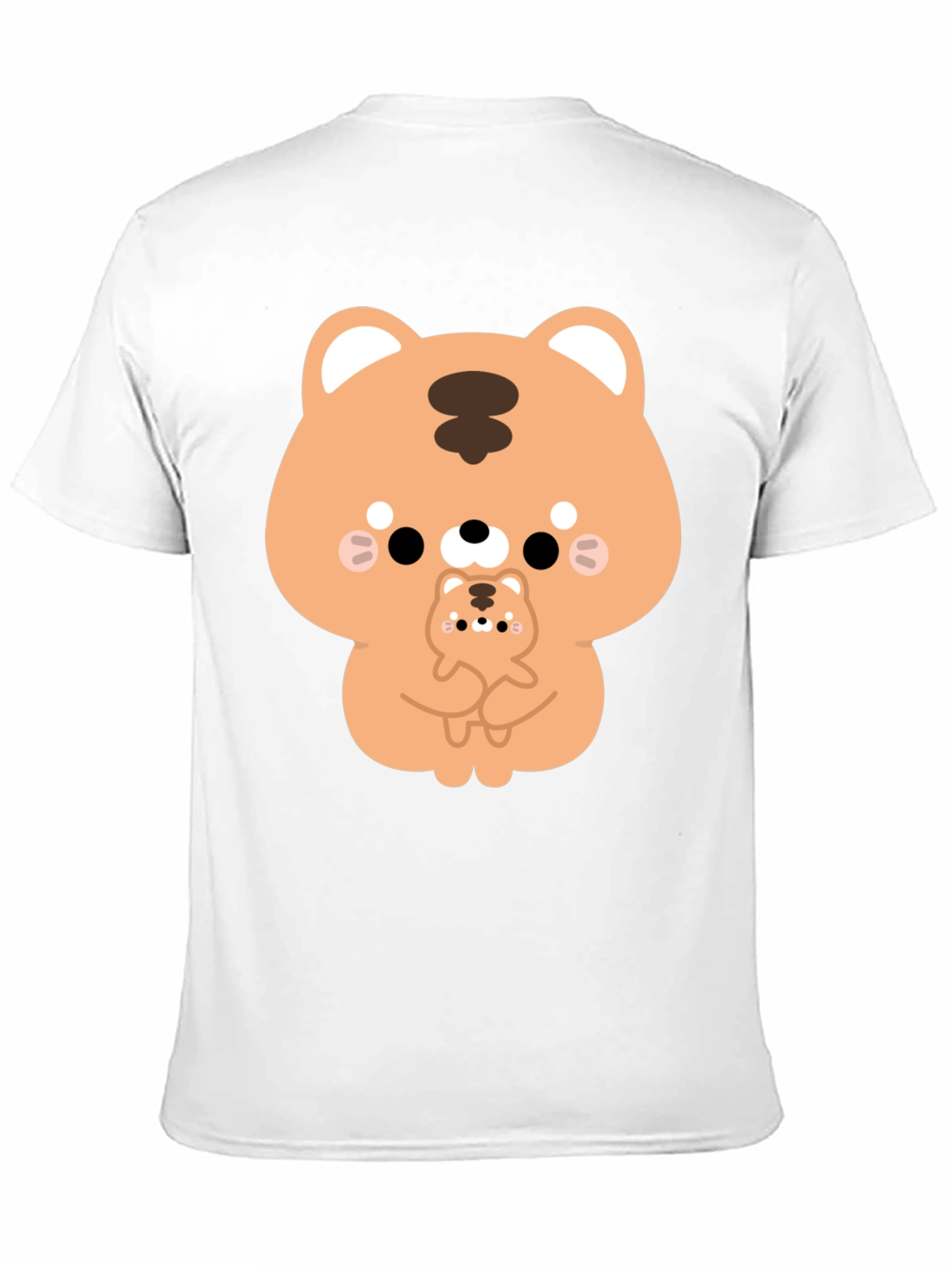 Cute Cartoon Tiger Graphic T-Shirt