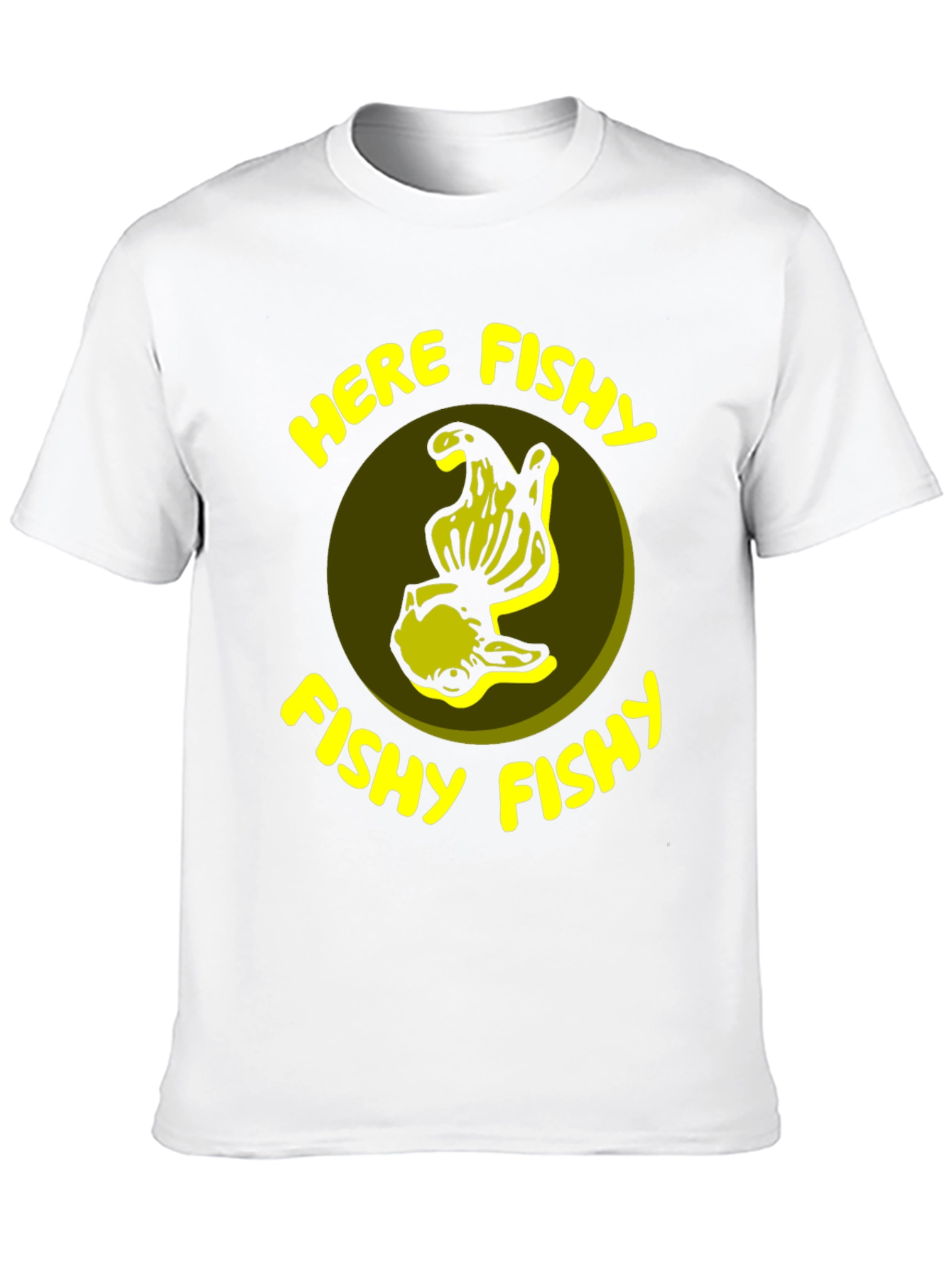 Here Fishy Fishy T-Shirt - Funny Fishing Tee