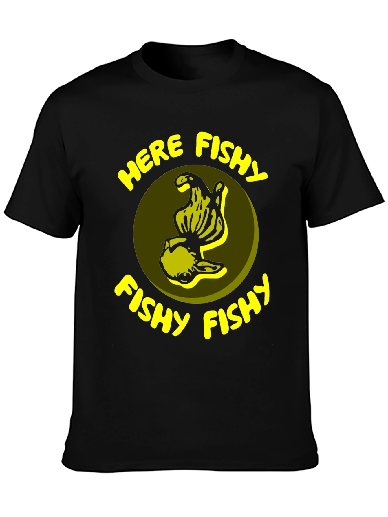 Here Fishy Fishy T-Shirt - Funny Fishing Tee