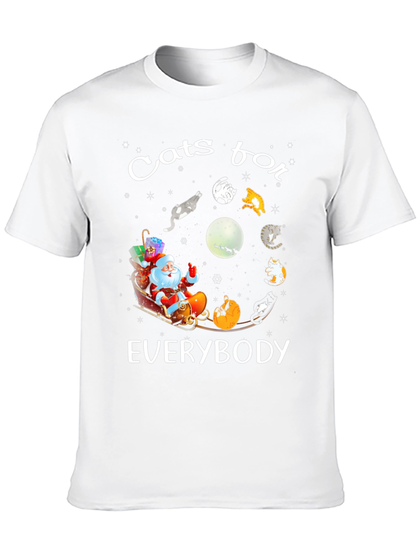Cats for Everybody Christmas T-Shirt