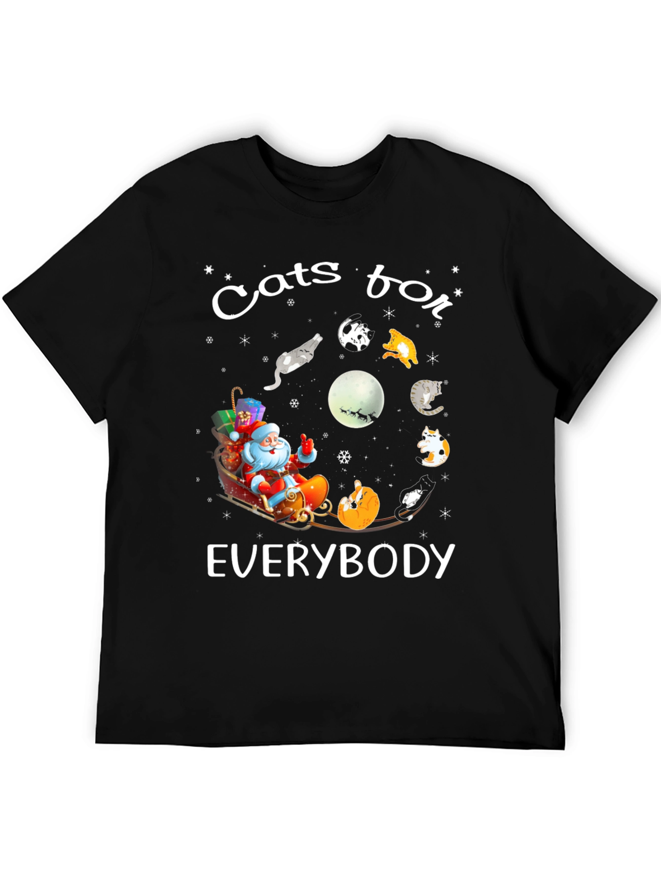 Cats for Everybody Christmas T-Shirt