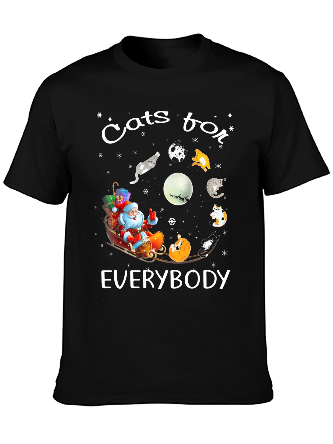 Cats for Everybody Christmas T-Shirt