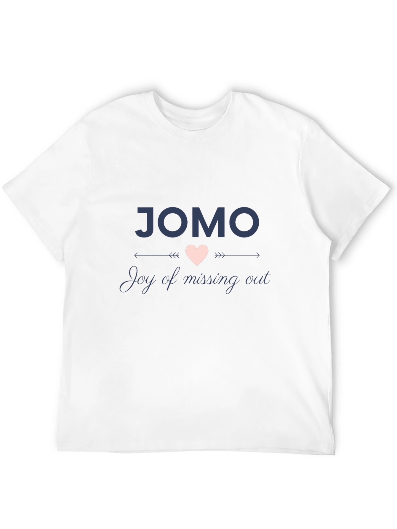 JOMO Joy Of Missing Out Black T-Shirt