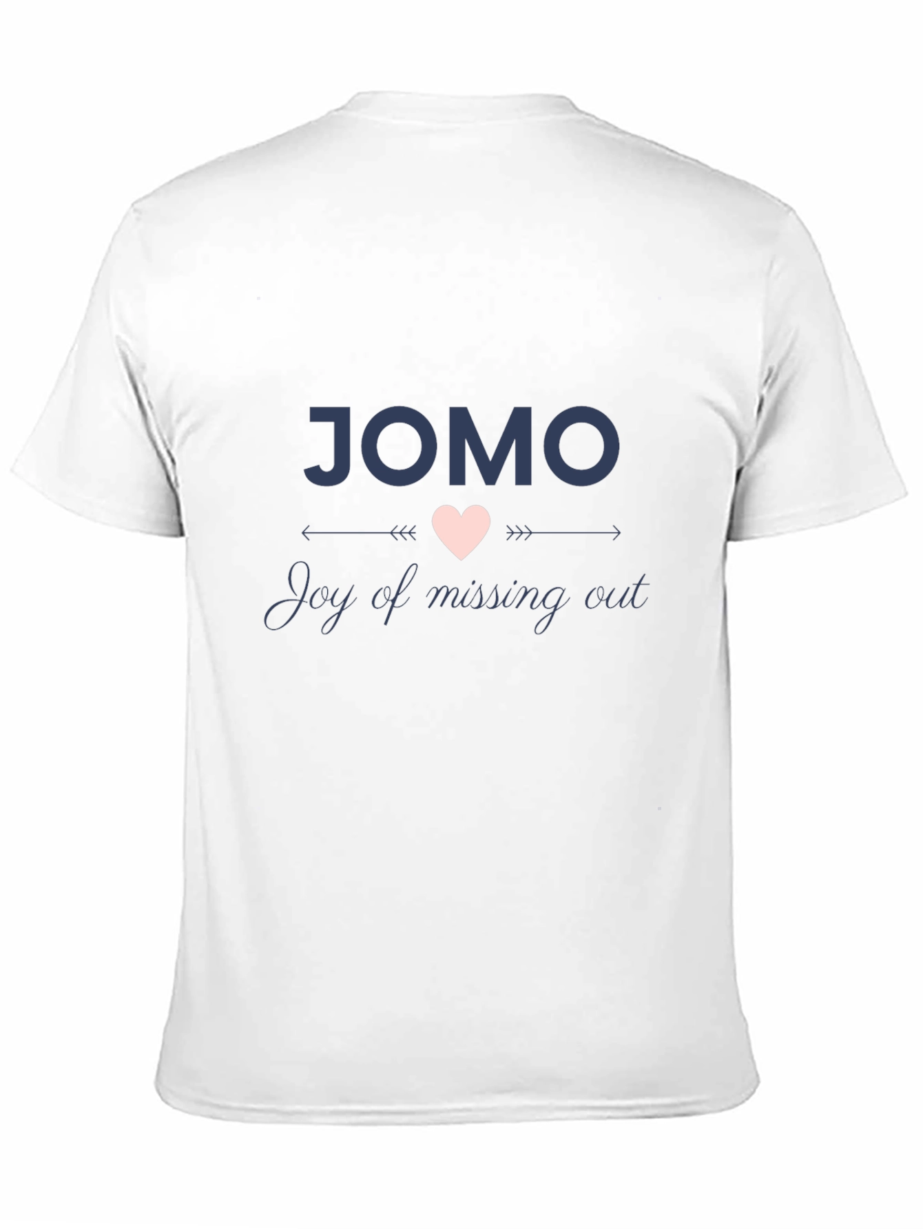 JOMO Joy Of Missing Out Black T-Shirt