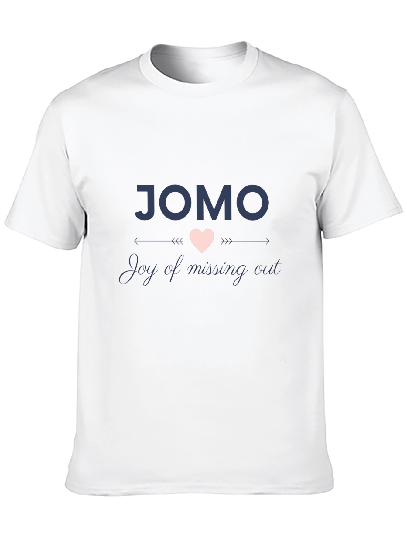 JOMO Joy Of Missing Out Black T-Shirt