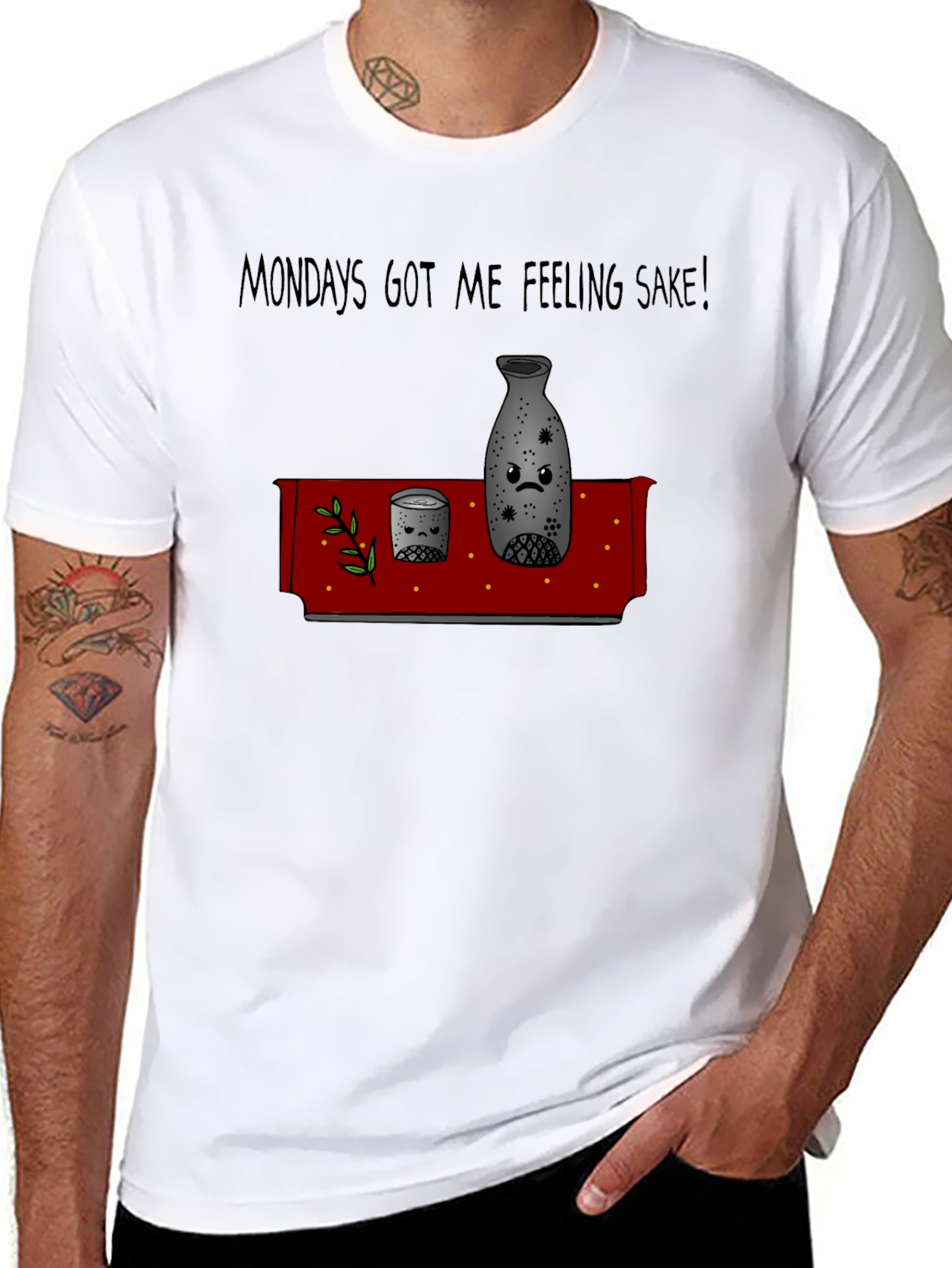 Mondays Sake T-Shirt - Funny Graphic Tee