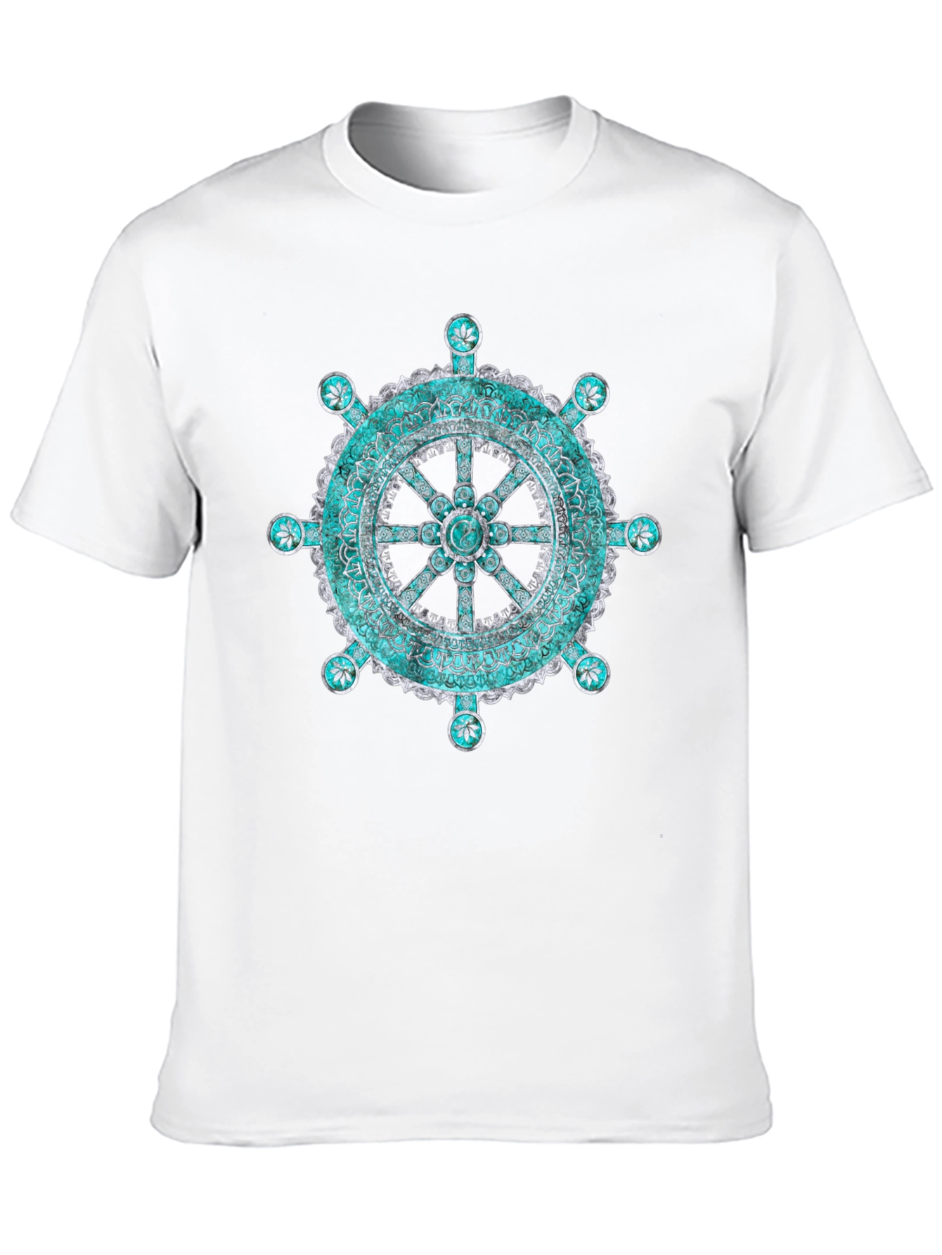 Mandala Wheel Graphic T-Shirt