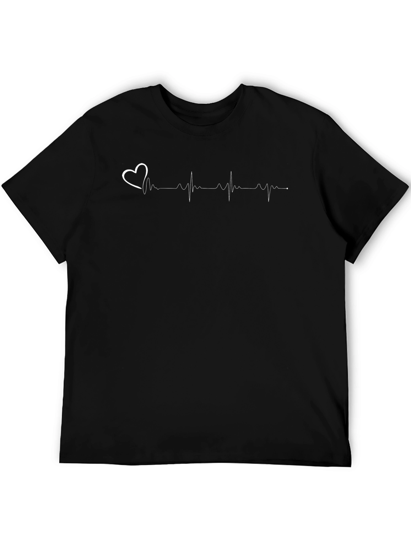 Heartbeat Love T-Shirt - Stylish Graphic Tee