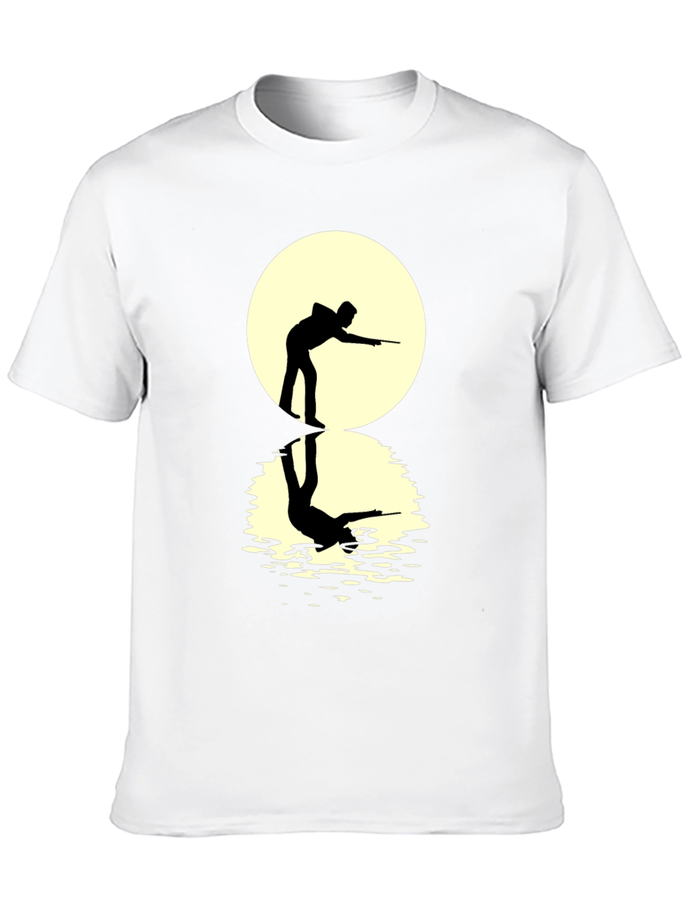 Pool Player Silhouette Tee - Unique Design