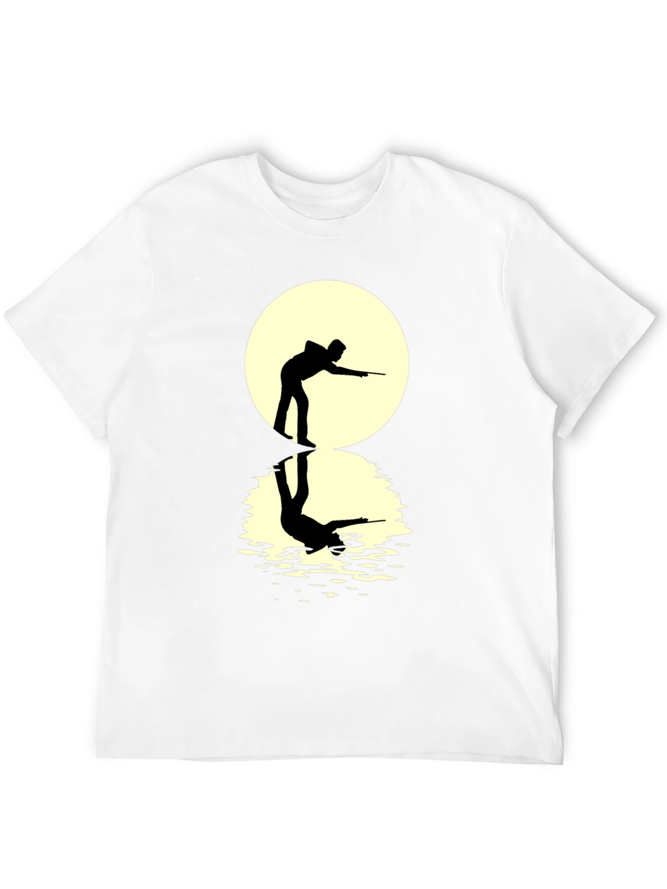 Pool Player Silhouette Tee - Unique Design