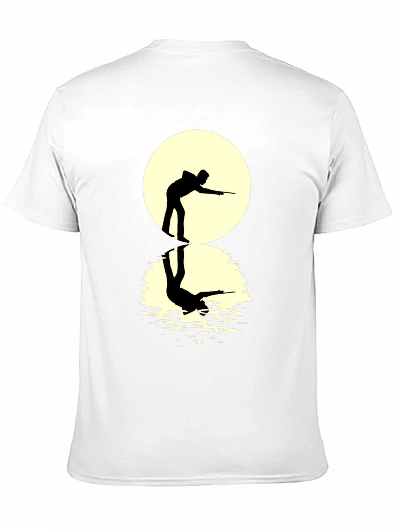 Pool Player Silhouette Tee - Unique Design
