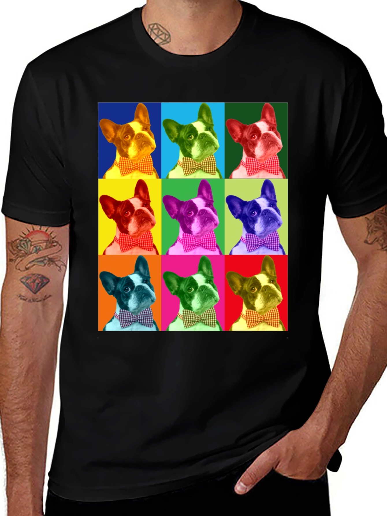 Pop Art Dog T-Shirt - Stylish and Unique