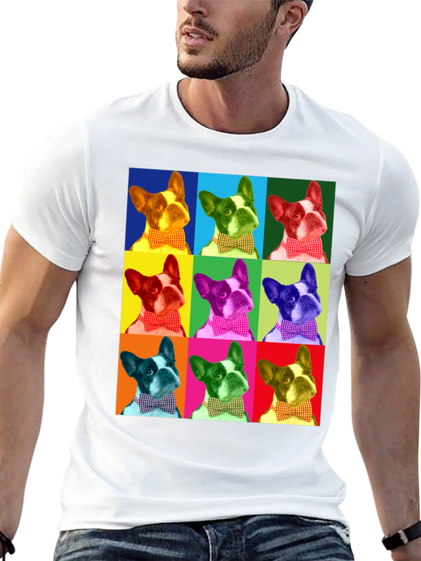 Pop Art Dog T-Shirt - Stylish and Unique
