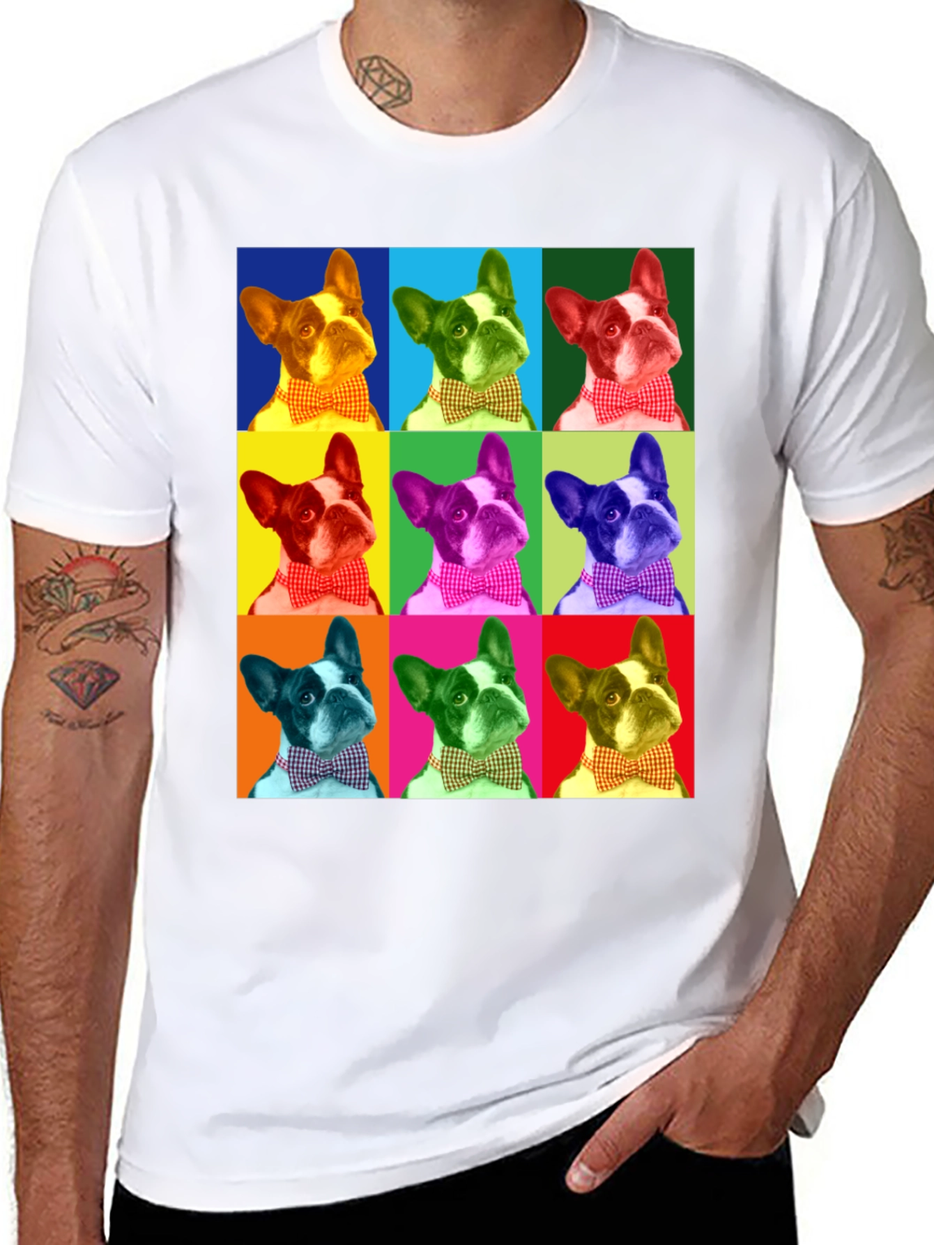 Pop Art Dog T-Shirt - Stylish and Unique