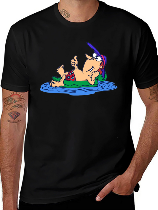 Funny Cartoon Relaxing T-Shirt