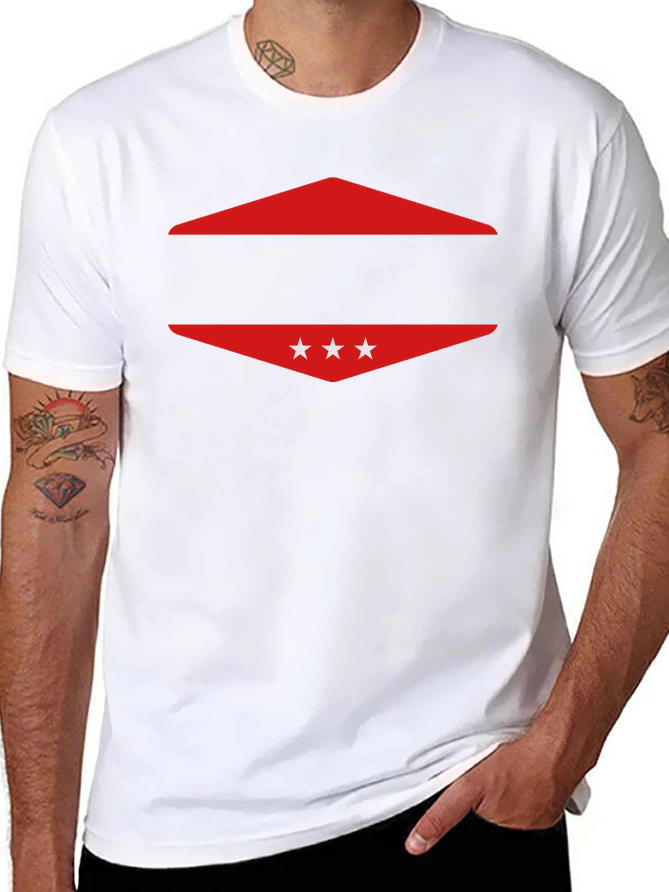 Graphic Tee - Red Star Design